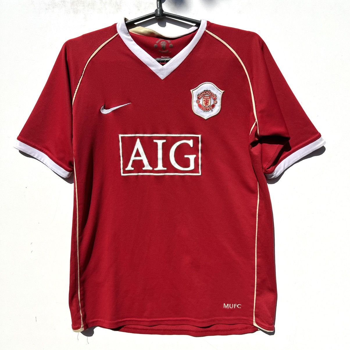 Nike Manchester United 2006 2007 Football Soccer Jersey T Shirt Size US XS / EU 42 / 0 - 1 Thumbnail
