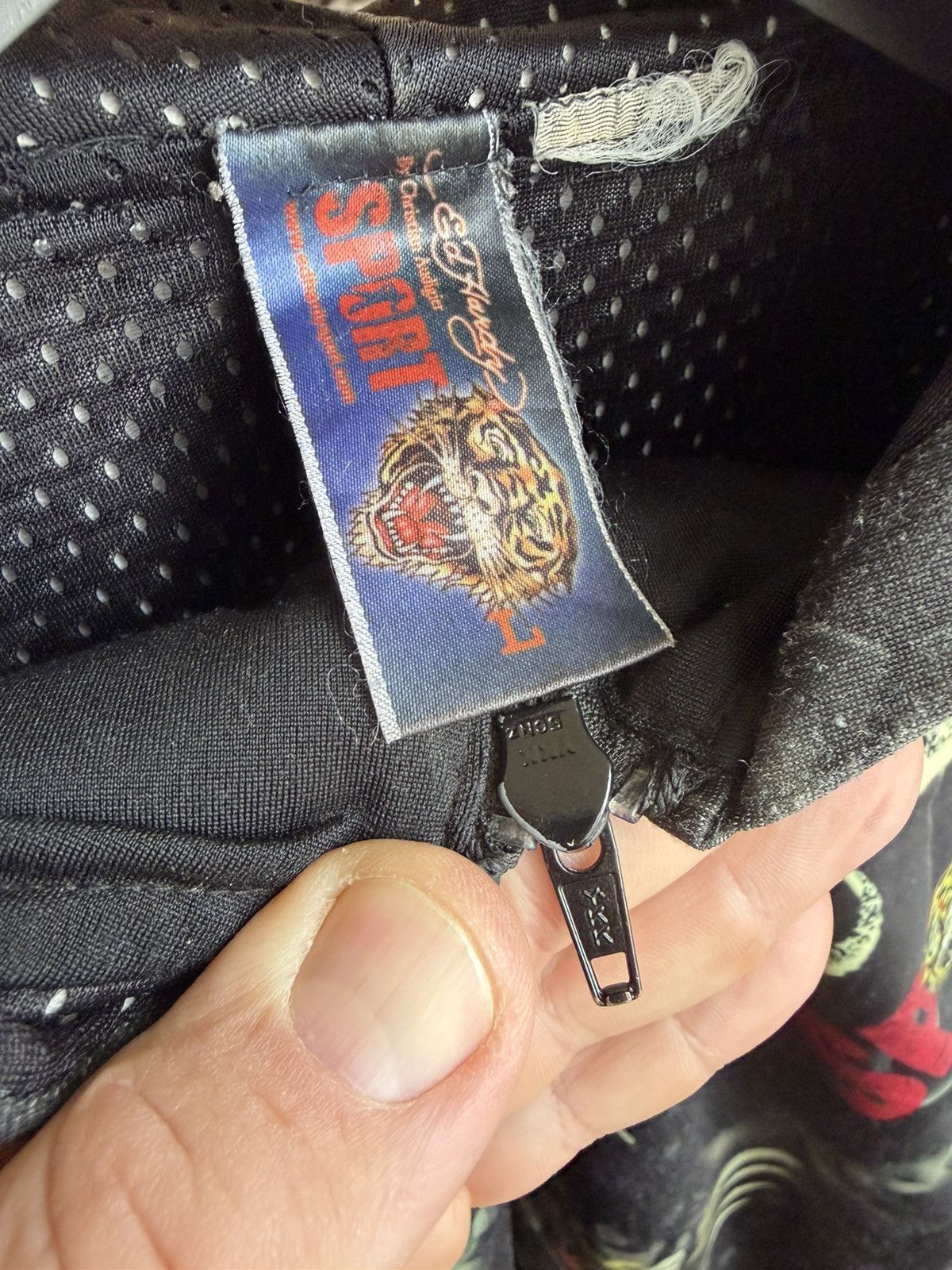 Ed Hardy Ed Hardy by Christian Audigier Jacket Zip Up Hoodie w Tiger Size US L / EU 52-54 / 3 - 9 Thumbnail