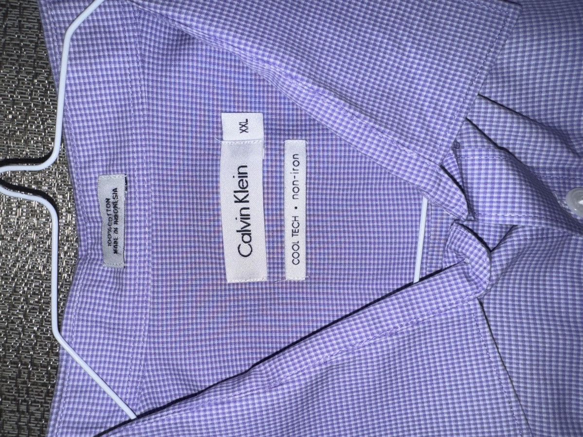Calvin Klein Calvin Klein Purple Button Down Size US XXL / EU 58 / 5 - 2 Thumbnail