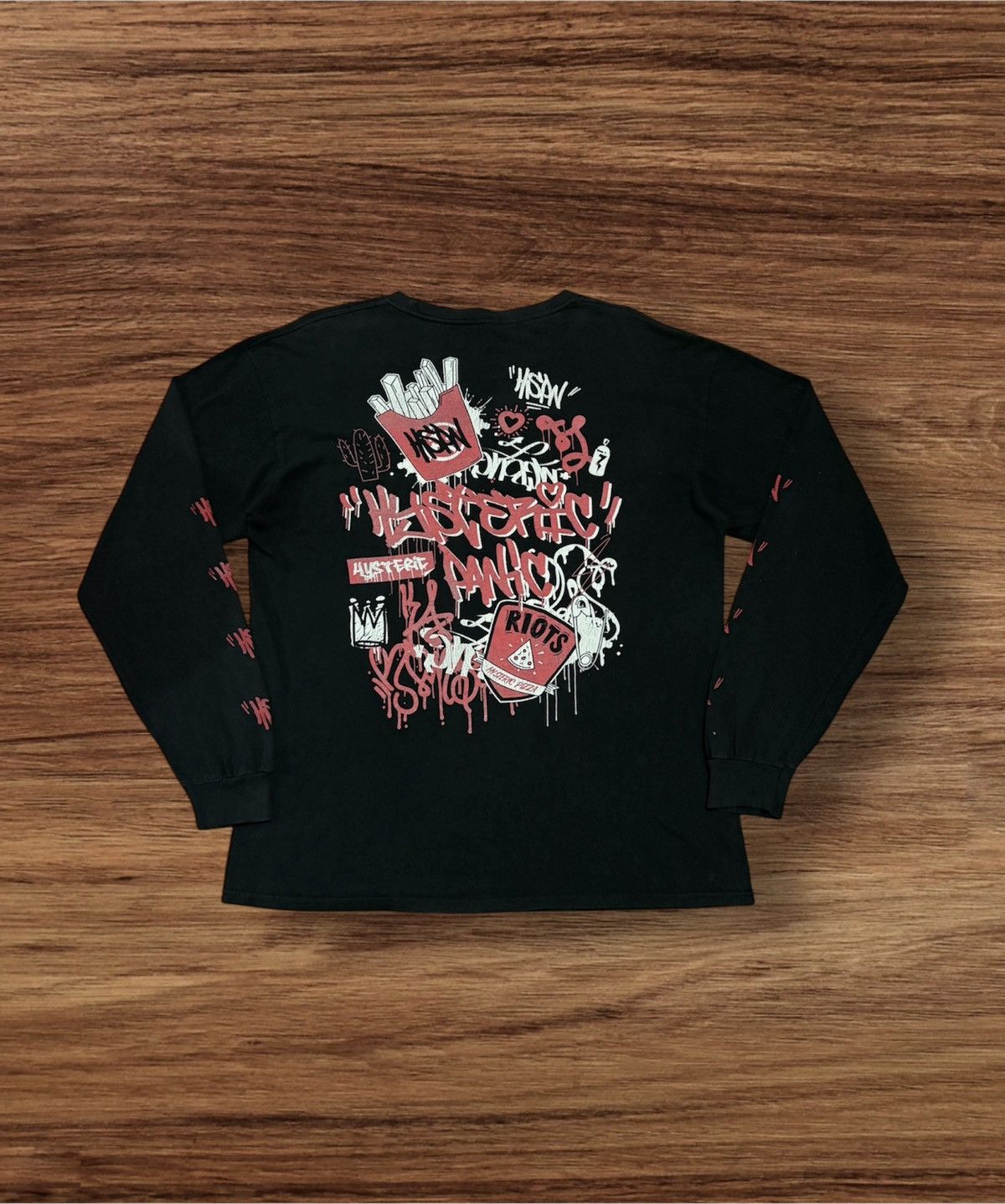 Japanese Brand × Vintage Vintage Japanese Brand HYSTRCPNC Long Sleeve T-Shirt Size US L / EU 52-54 / 3 - 1 Thumbnail
