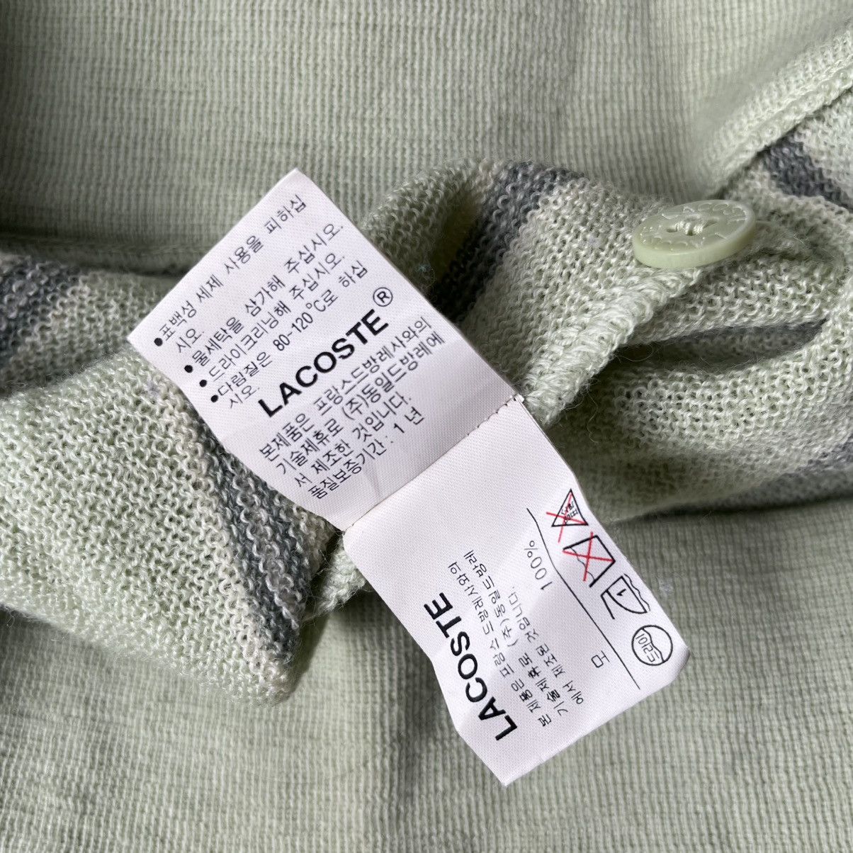 Lacoste Lacoste vintage cardigan sweater knitted Size US XL / EU 56 / 4 - 6 Thumbnail