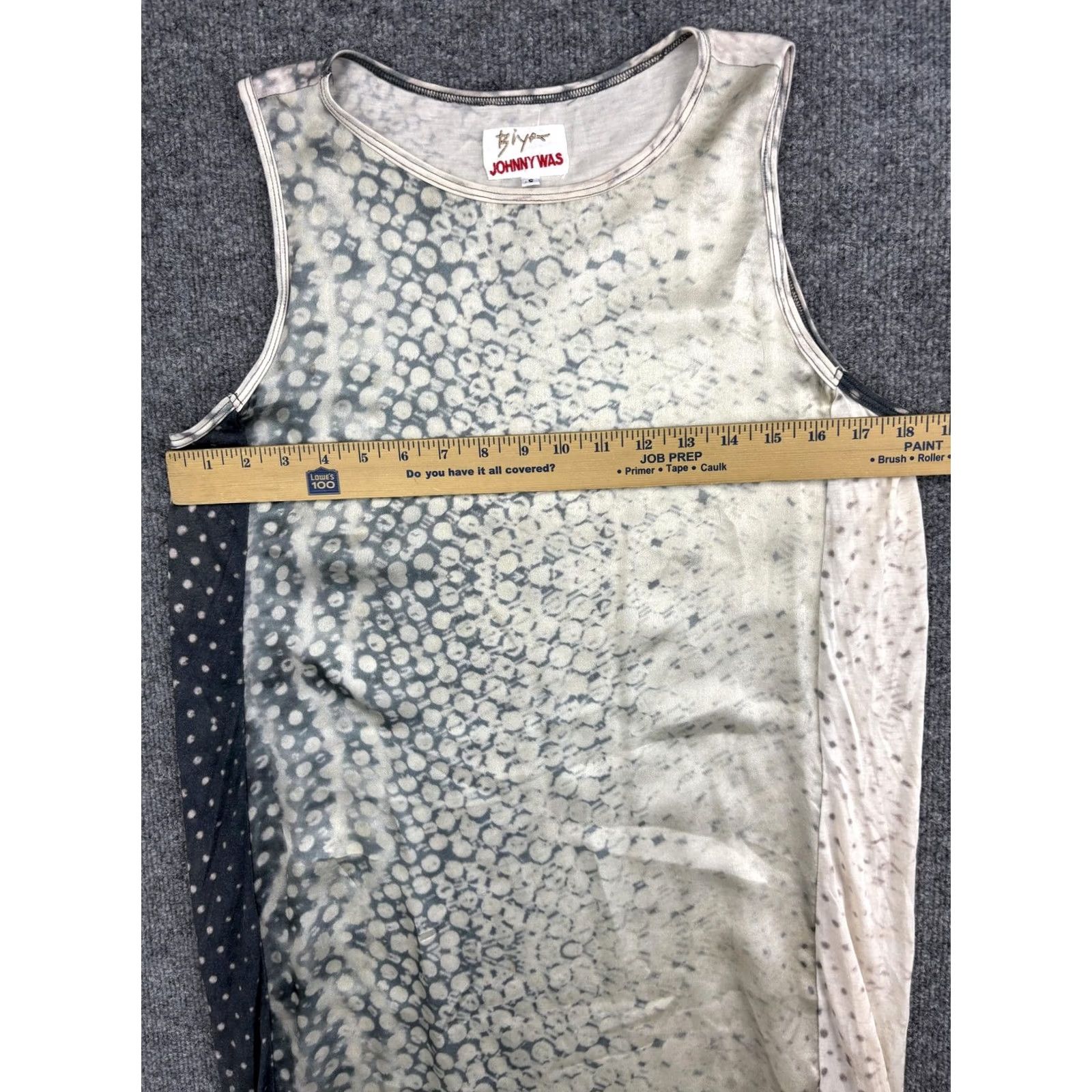 Johnny Was Johnny Was Biya Dress Womens Small Tank Dress Sleeveless Silk Modal Polka Dot Beig e Size S / US 4 / IT 40 - 3 Thumbnail