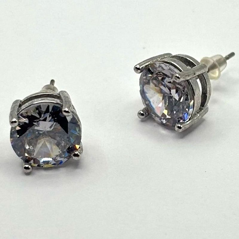 Other Silver Crystal Earrings Size ONE SIZE - 2 Thumbnail