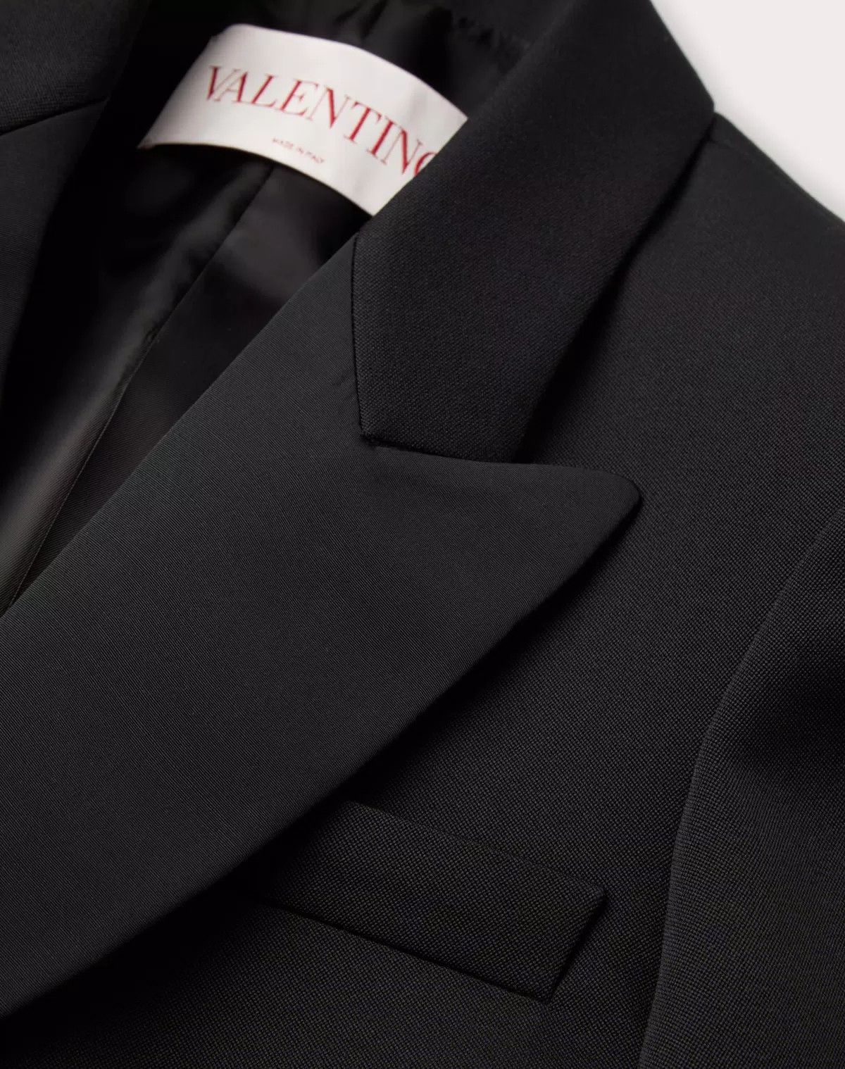 Valentino o1s1wg110625 Blazer In Grisaille in Black Size M / US 6-8 / IT 42-44 - 5 Thumbnail