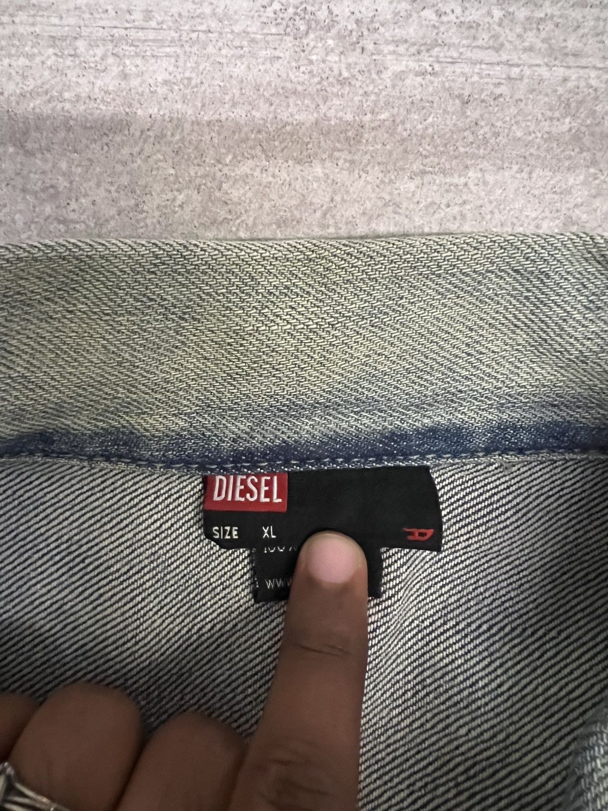 Diesel Diesel Distressed Denim Jacket - Vintage-Inspired Style Size US XL / EU 56 / 4 - 3 Thumbnail
