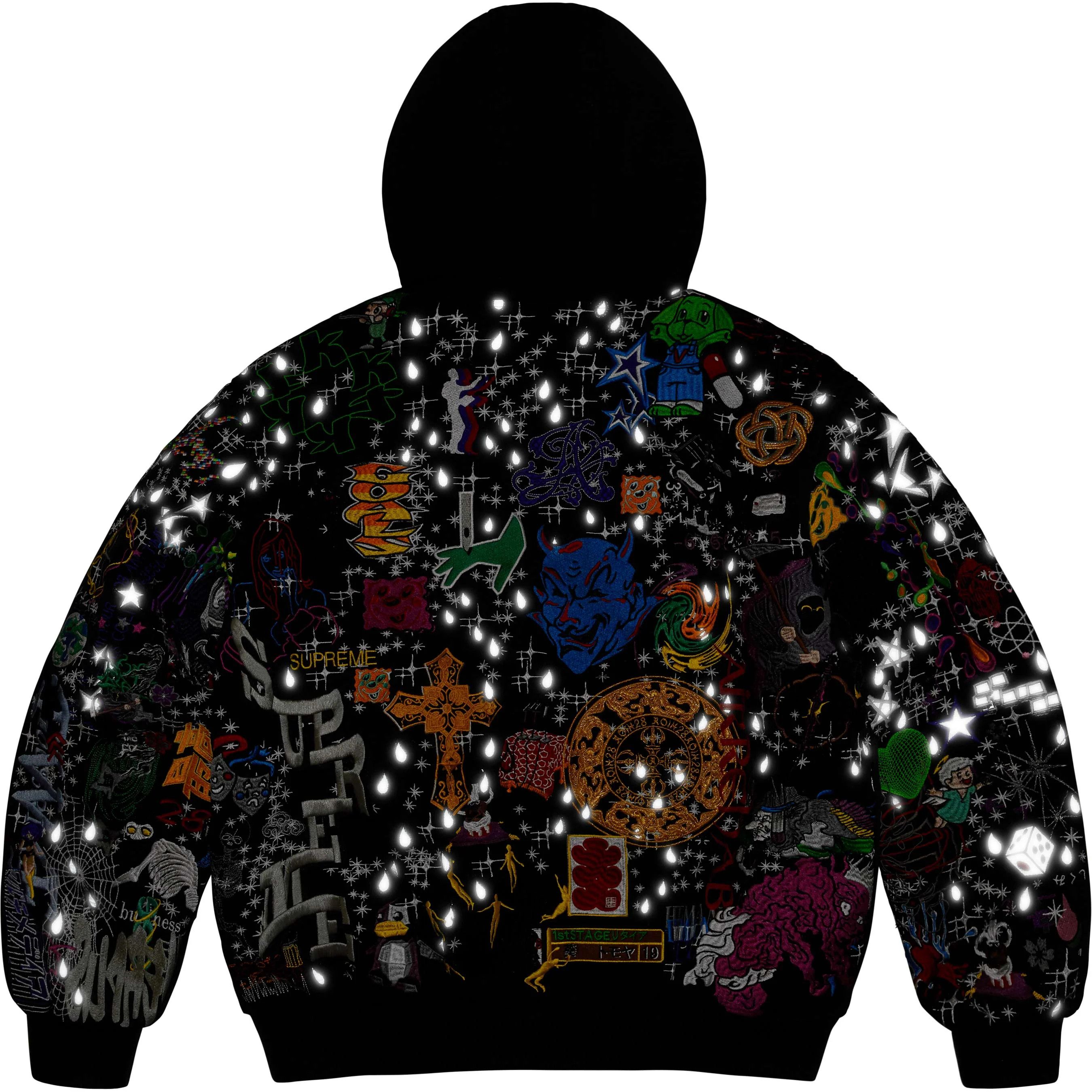 Supreme Supreme AOI Embroidered Hooded Work Jacket Size US L / EU 52-54 / 3 - 2 Thumbnail