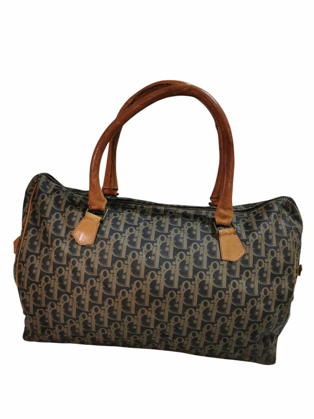 Dior Vintage Christian Dior Trotter Pattern handbag Monogram Size ONE SIZE - 1 Thumbnail