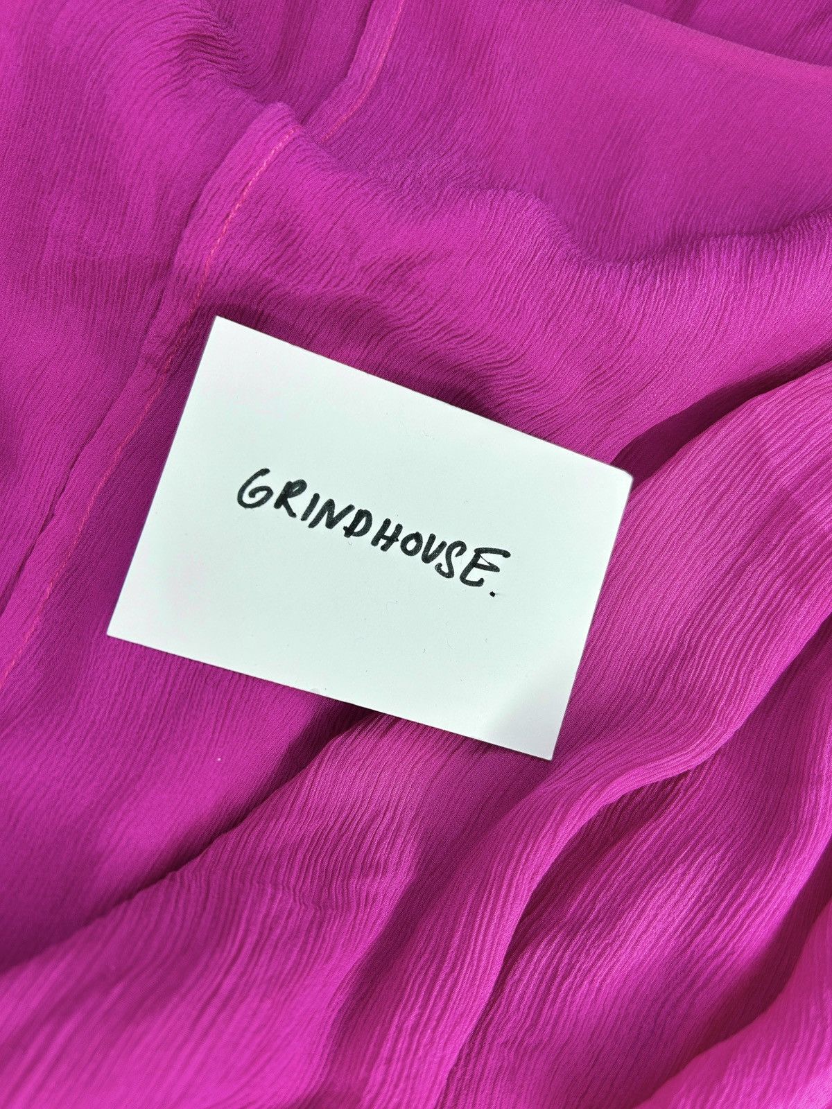 Versace S/S 03 Ruffled Silk Dress Size XS / US 0-2 / IT 36-38 - 11 Thumbnail