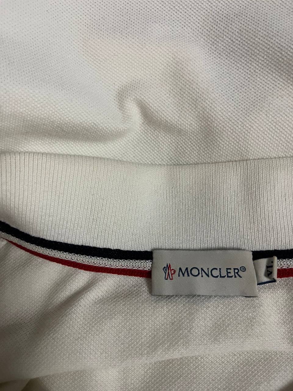 Moncler Moncler Polo White Size US XL / EU 56 / 4 - 10 Thumbnail