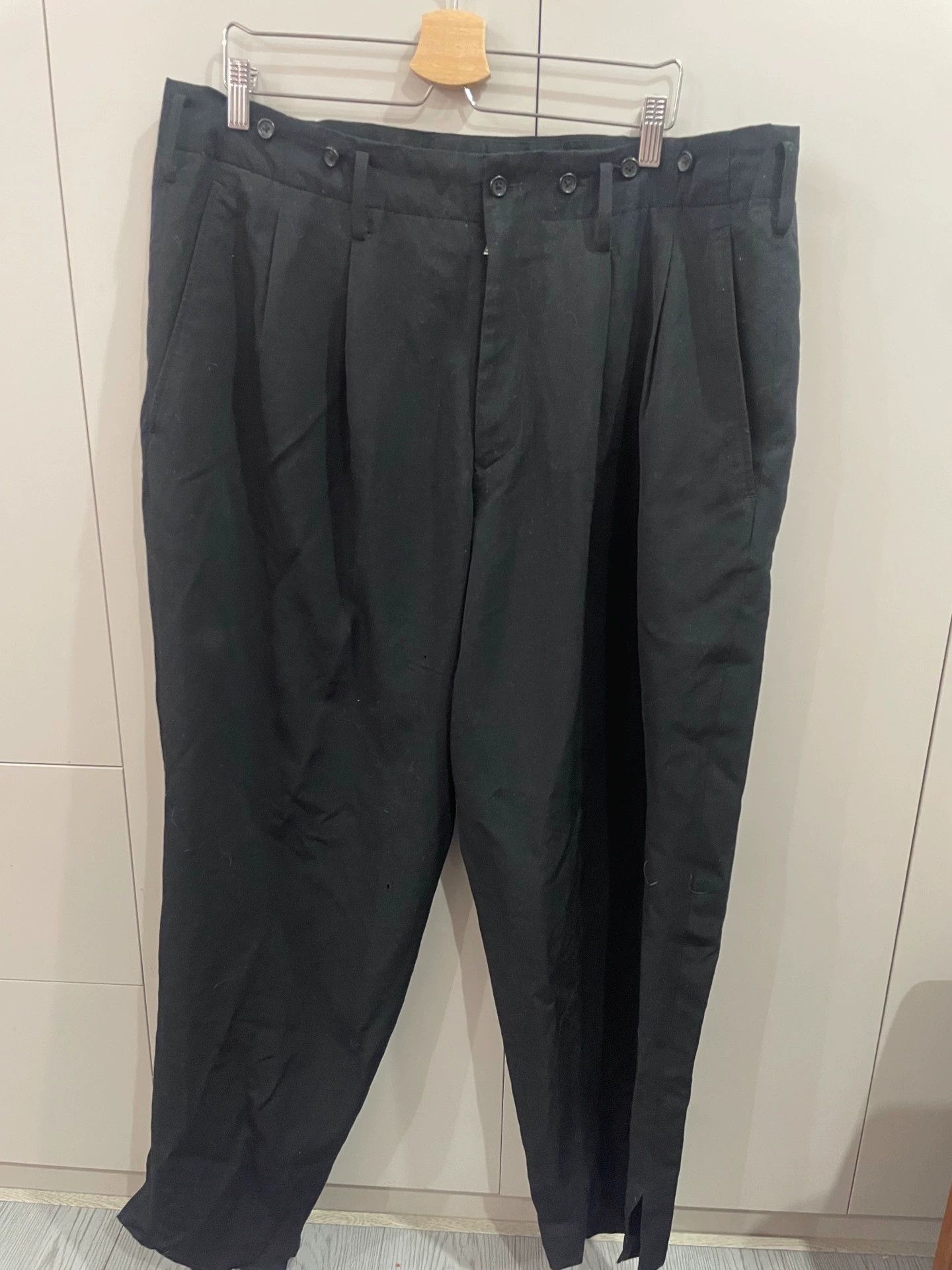 Yohji Yamamoto Yohjiyamamoto1993Aw 93Aw Reggae Period Wide-Leg High-Wais -DMC Size US 30 / EU 46 - 1 Thumbnail