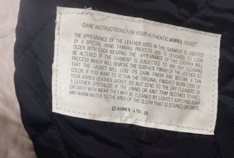 Avirex AVIREX leather jacket, Black Aces, vintage 90s hip hop XXXL Size US XXL / EU 58 / 5 - 4 Thumbnail