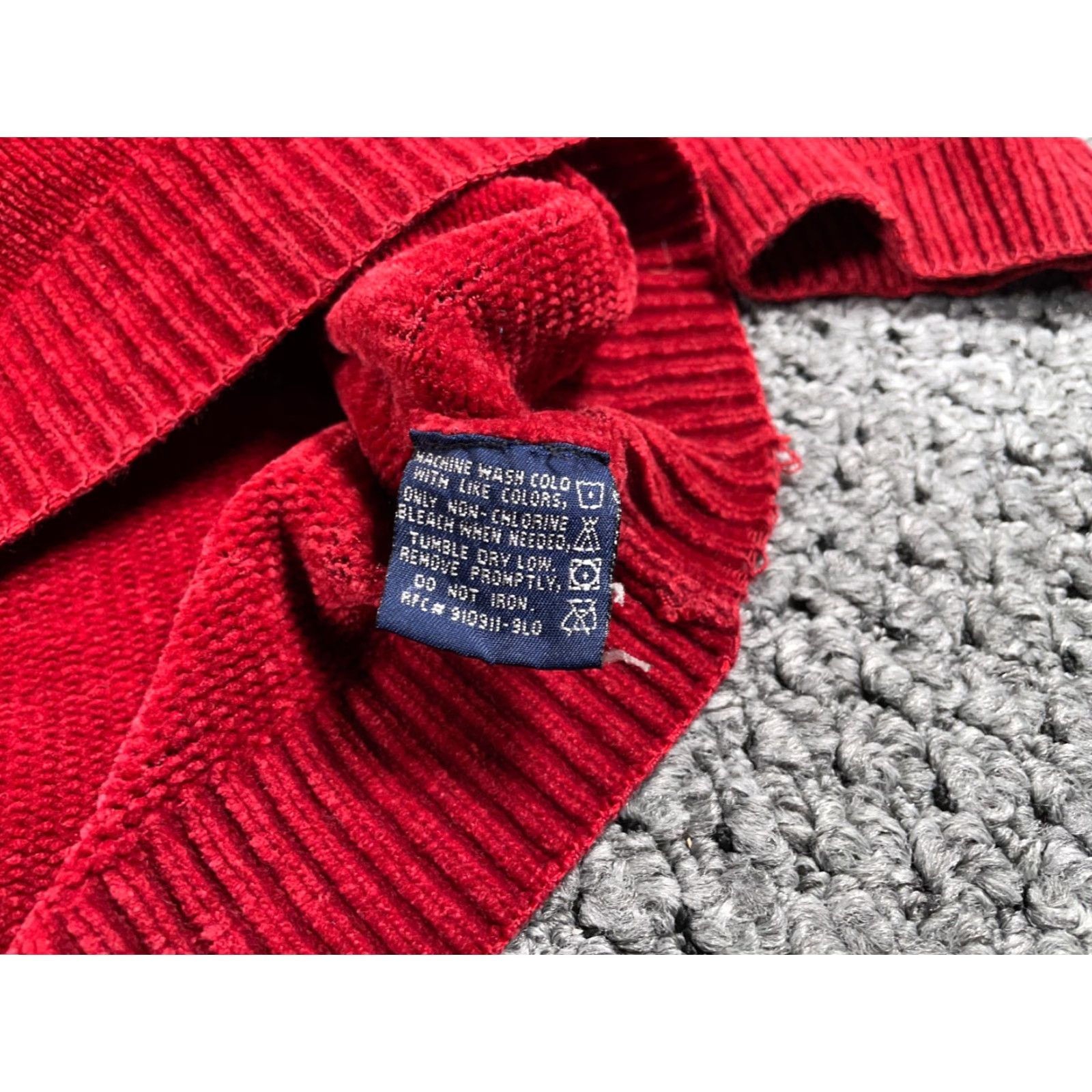 Faded Glory VTG Y2K Style Plush Sweater Adult XL Red Black Striped Crewneck Pullover Men’s Faded Glory Knit Sweatshirt 90s Skater Punk 00s Casual Mens Size US XL / EU 56 / 4 - 6 Thumbnail
