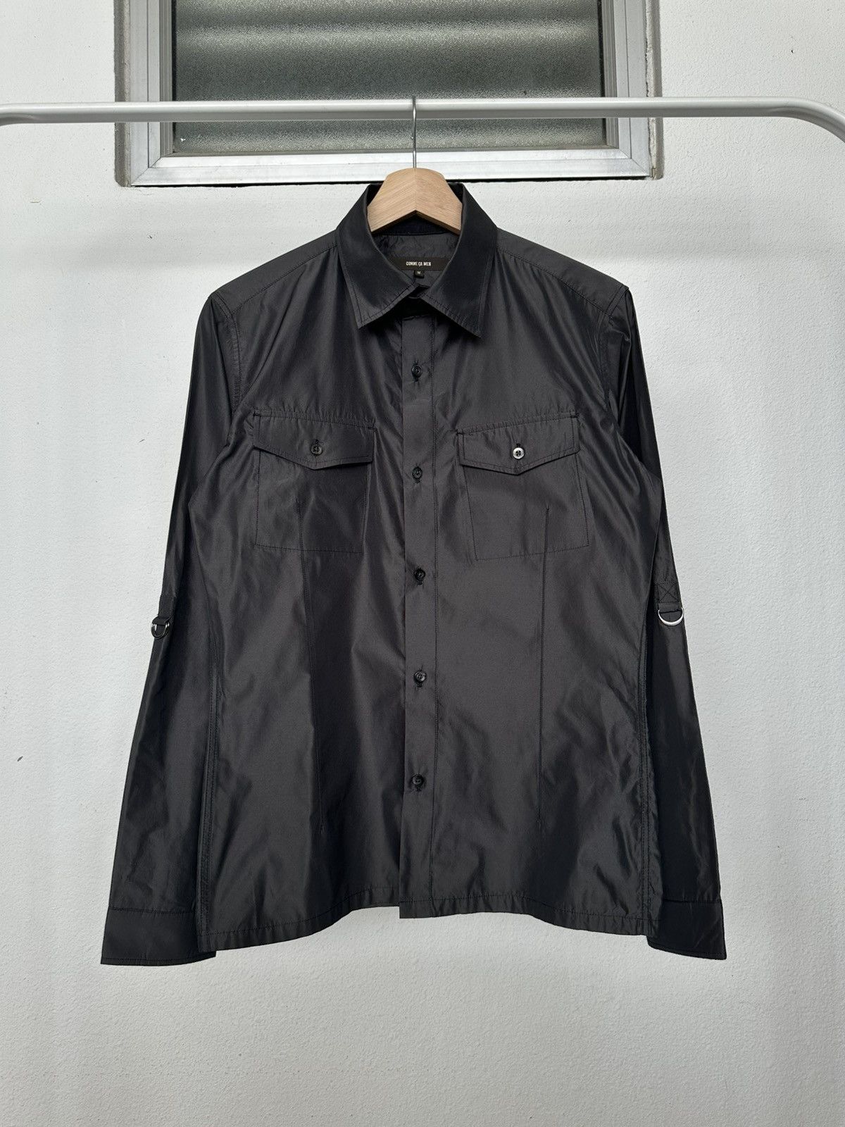 Comme des Garcons 08/09 AW Comme Ca Men glossy nylon shirt Size US M / EU 48-50 / 2 - 8 Thumbnail