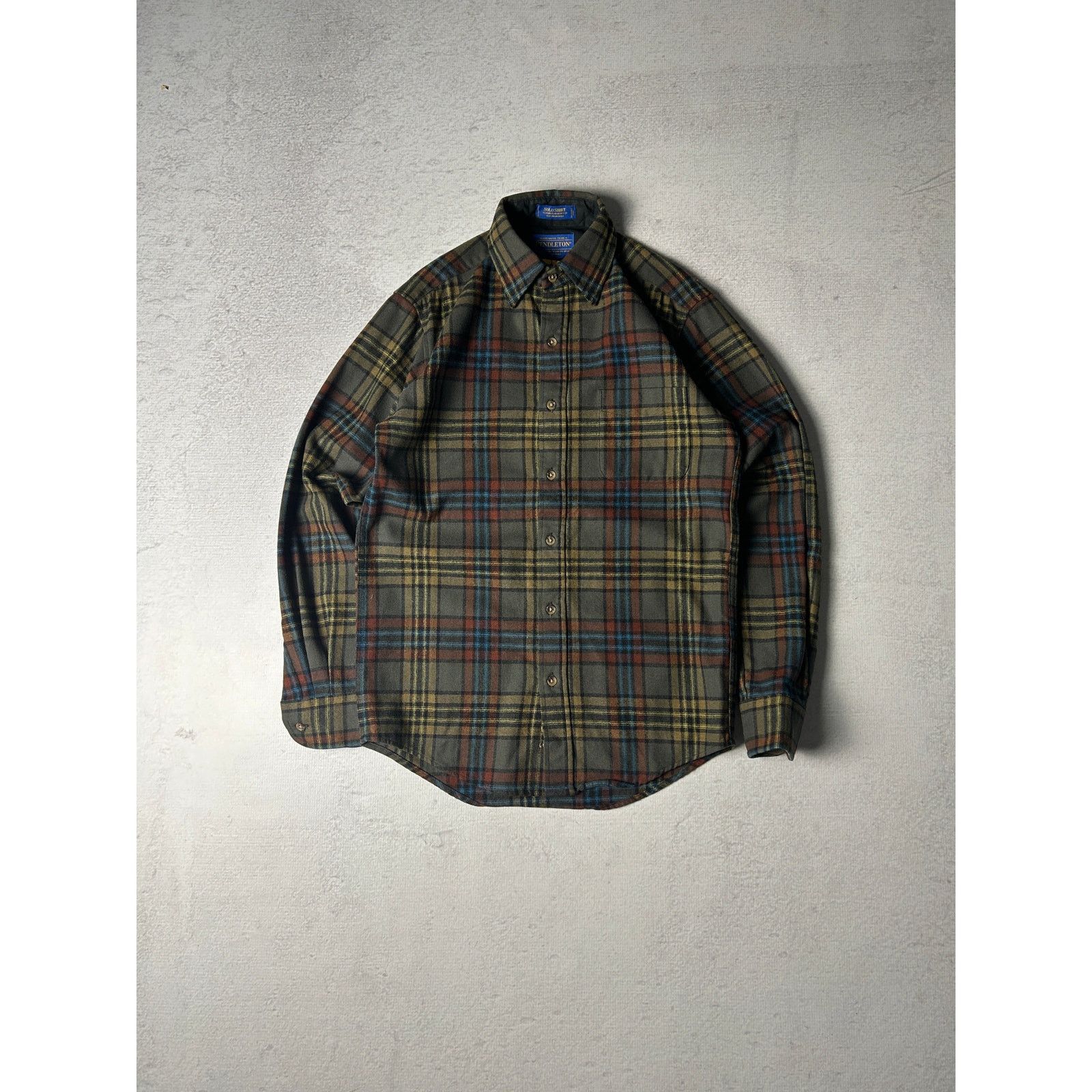 Pendleton Vintage 90s Pendleton Flannel Buttoned Shirt - Men's XS Size US XS / EU 42 / 0 - 1 Thumbnail