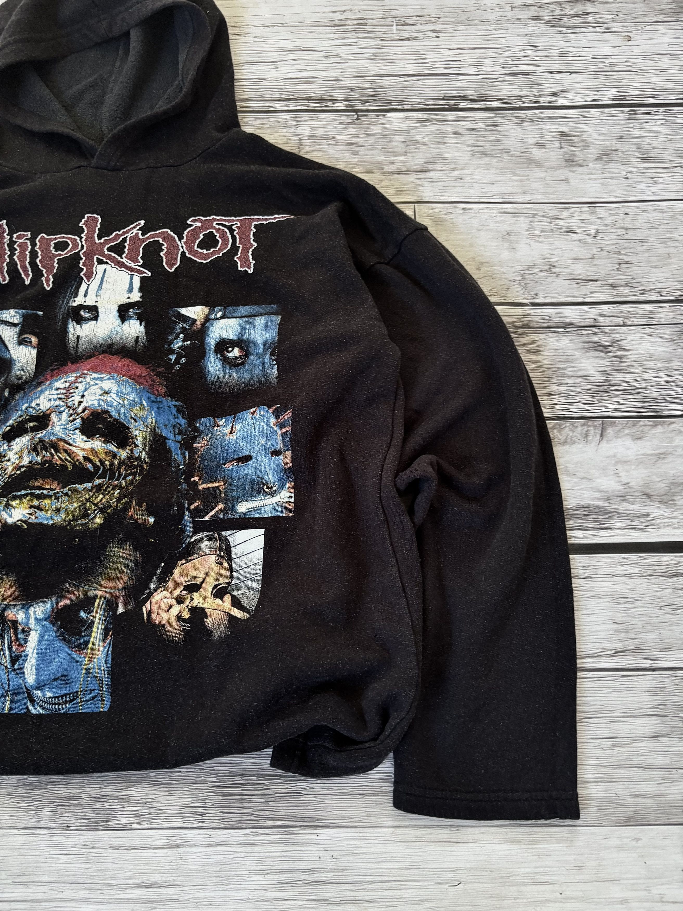 Hysteric Glamour VTG BALENCIAGA STYLE SLIPKNOT BAND TEES METAL HOODIE Size US M / EU 48-50 / 2 - 2 Thumbnail