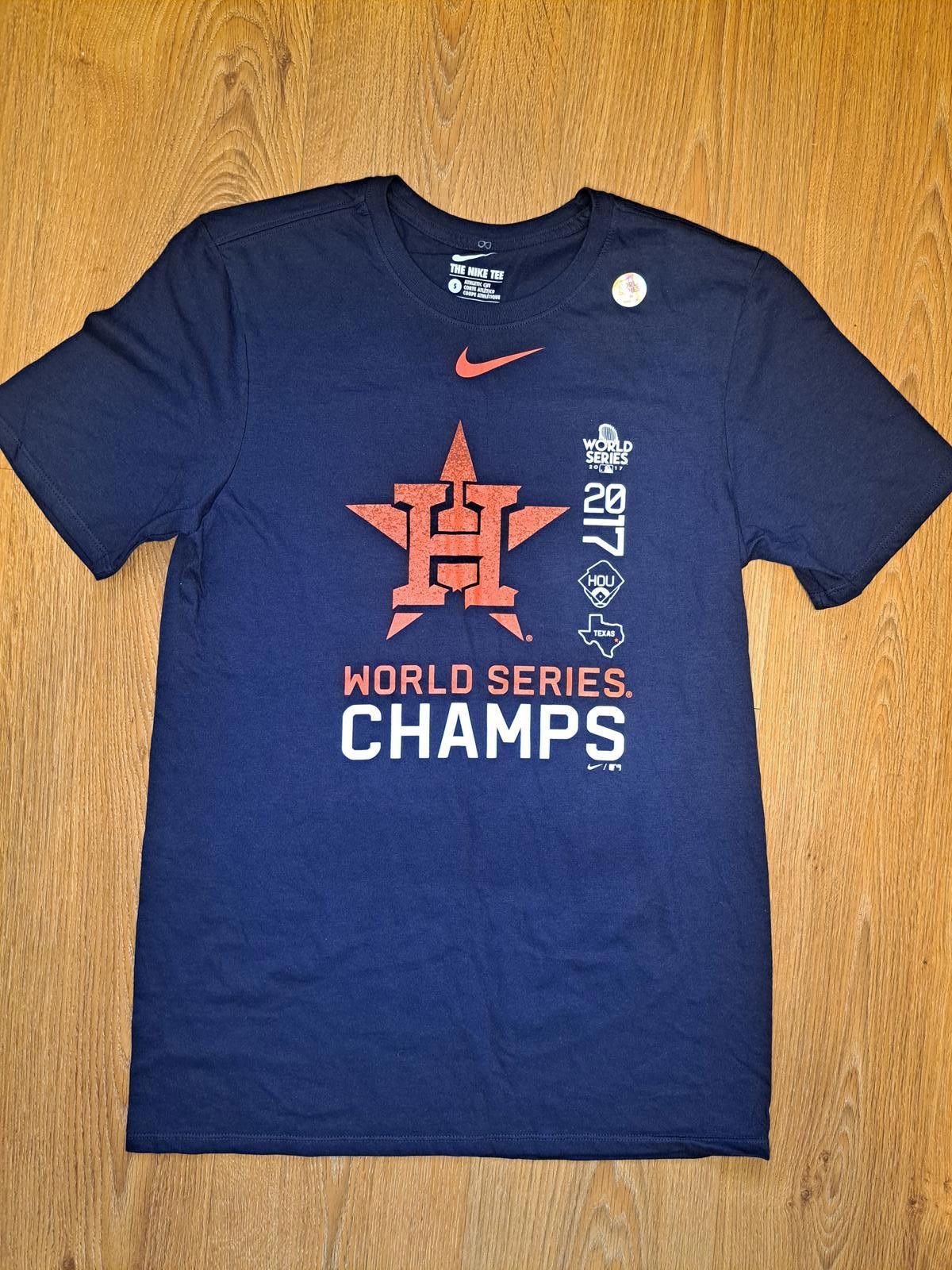 Nike Nike MLB Houston Astros 2017 World Series Champs T Shirt Size US S / EU 44-46 / 1 - 1 Thumbnail