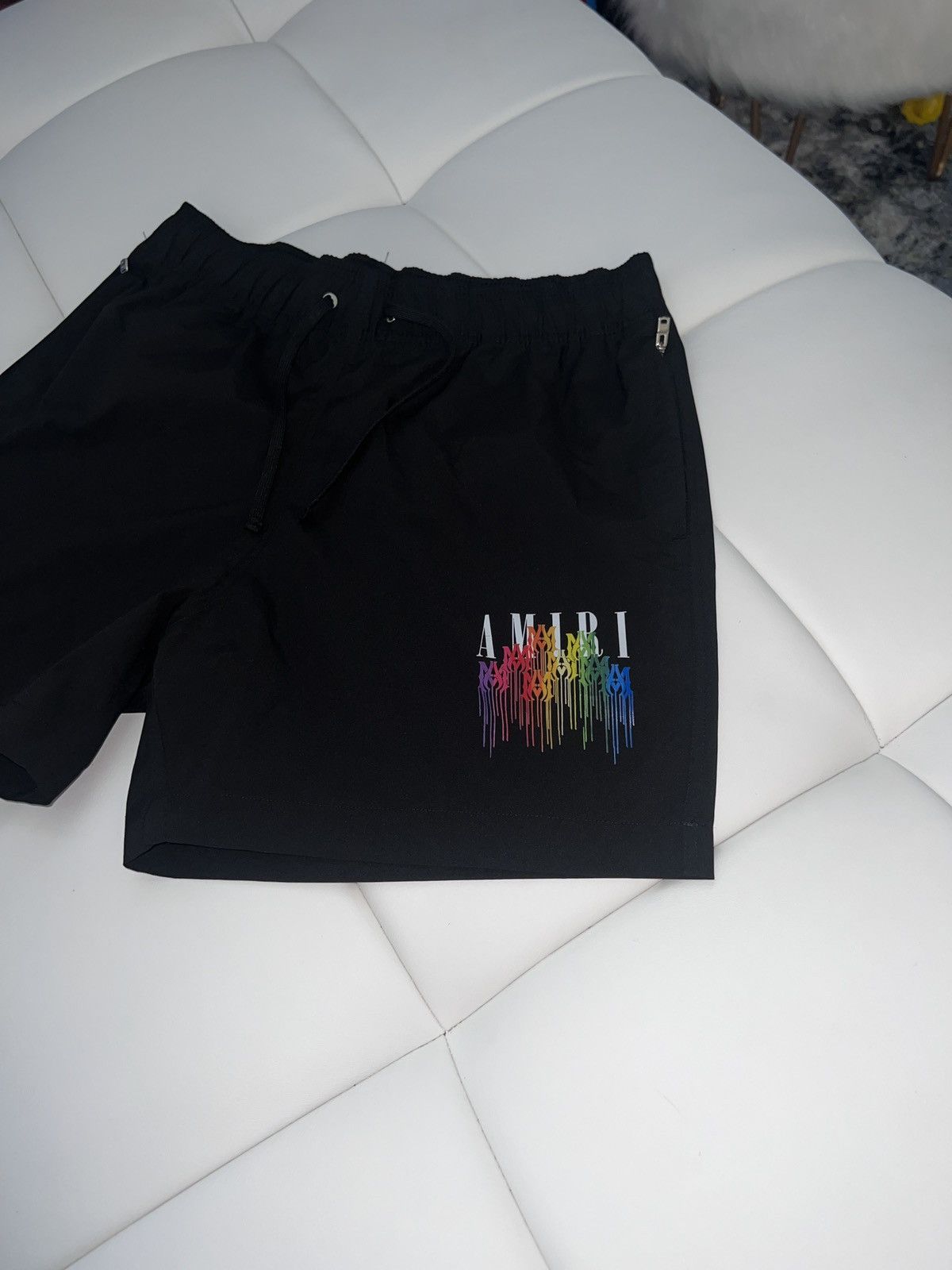 Amiri Amiri logo swim shorts LARGE Size US 34 / EU 50 - 2 Thumbnail