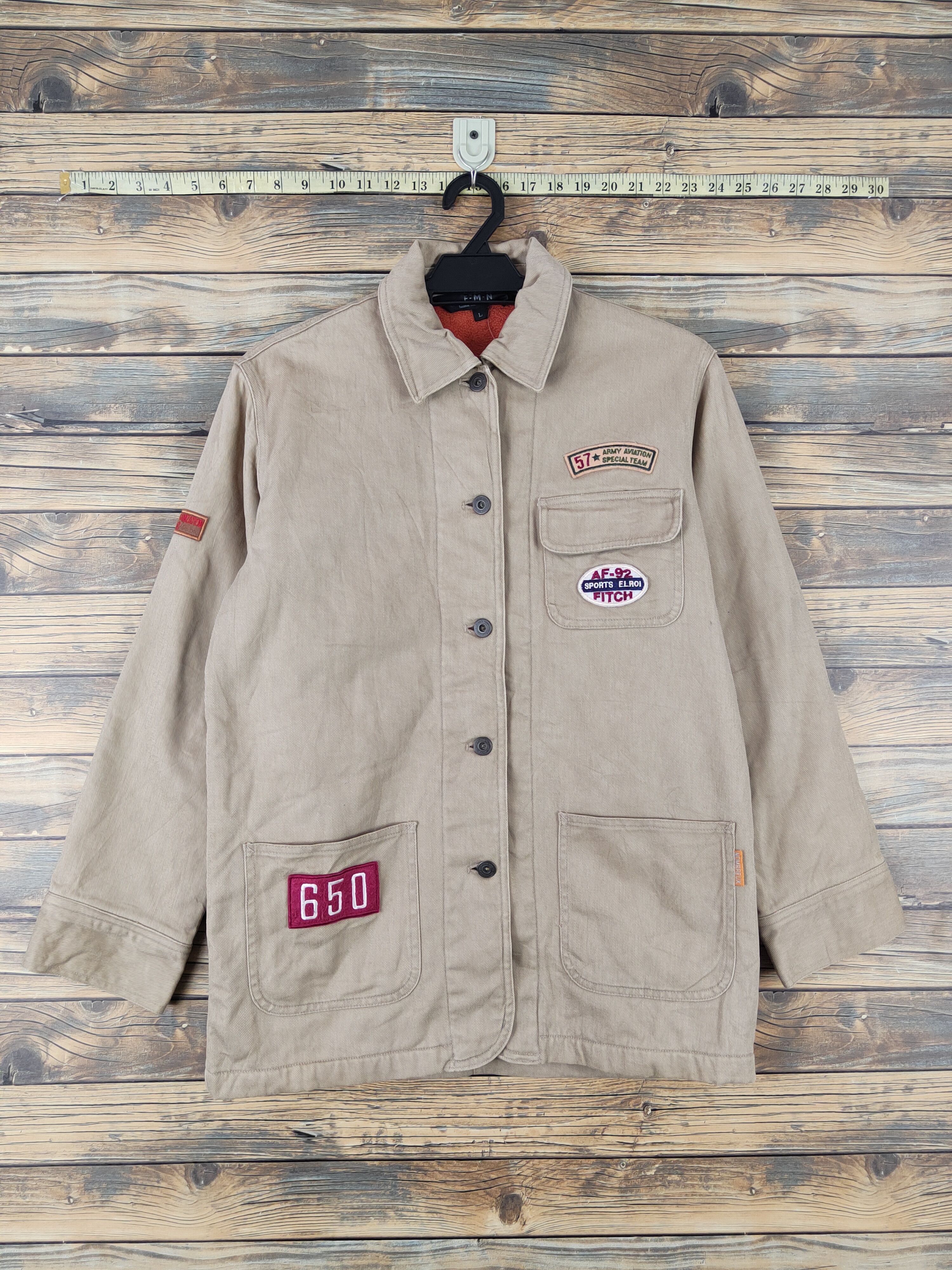 Japanese Brand × Vintage F.M.N Brown light Jackets #W2026 Size US M / EU 48-50 / 2 - 1 Thumbnail