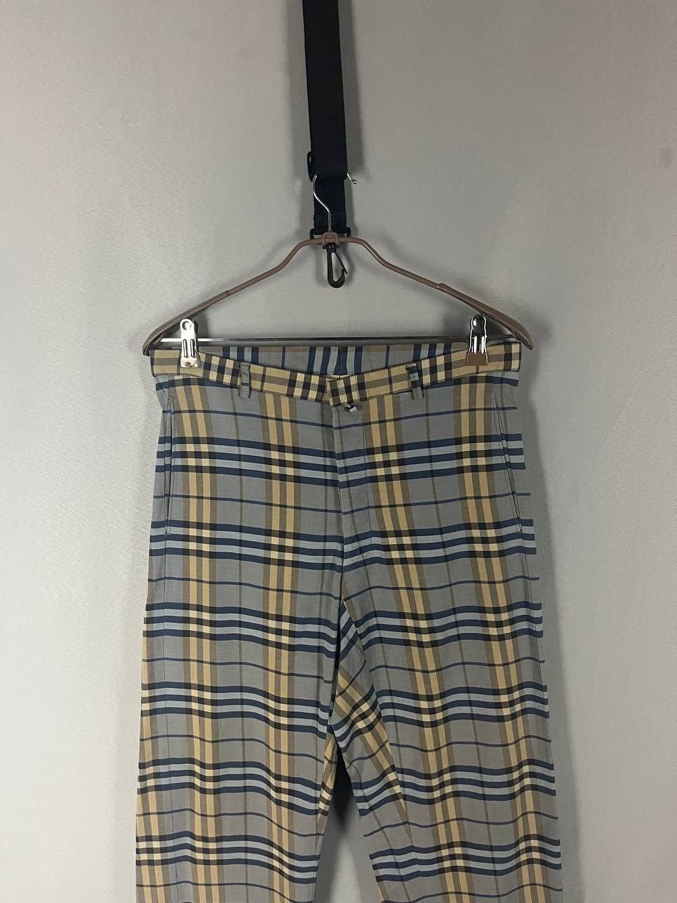 Burberry Burberry Nova Check Pants Blue Classic Size US 34 / EU 50 - 3 Thumbnail