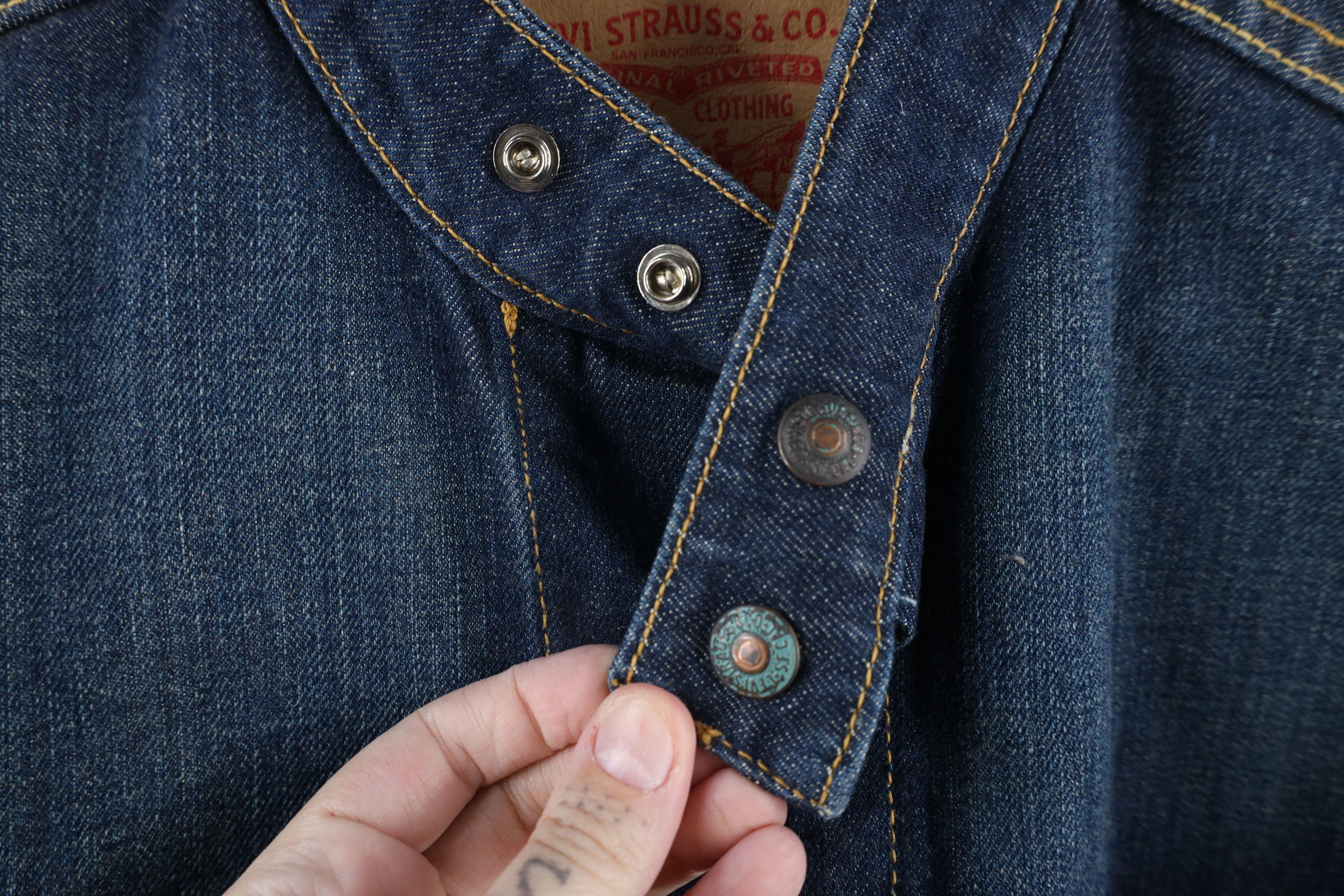 Levi's × Vintage Vintage Y2K Levis Rider Denim Jean Trucker Jacket Coat Blue Size US XL / EU 56 / 4 - 10 Thumbnail