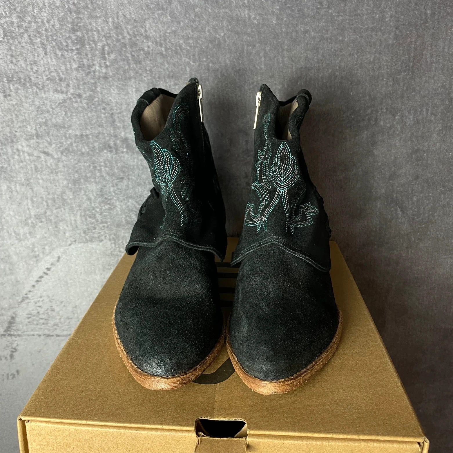 Designer × LIEBESKIND BERLIN Liebeskind Berlin Cowboy boots heels black Size US 7 / IT 37 - 5 Thumbnail