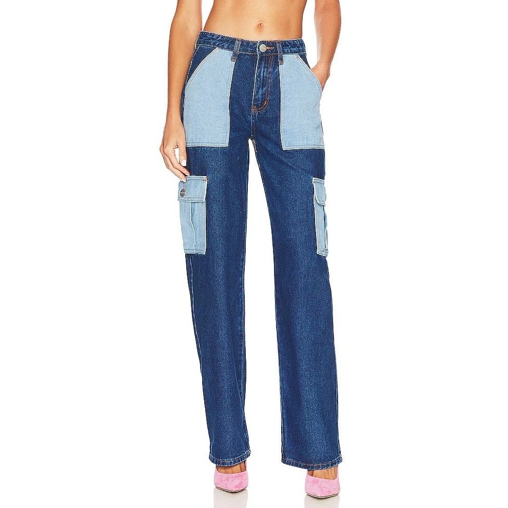 superdown Superdown Women's Alexia Contrast Pocket Jeans Size 24 Size 24" / US 00 / IT 34 - 1 Thumbnail