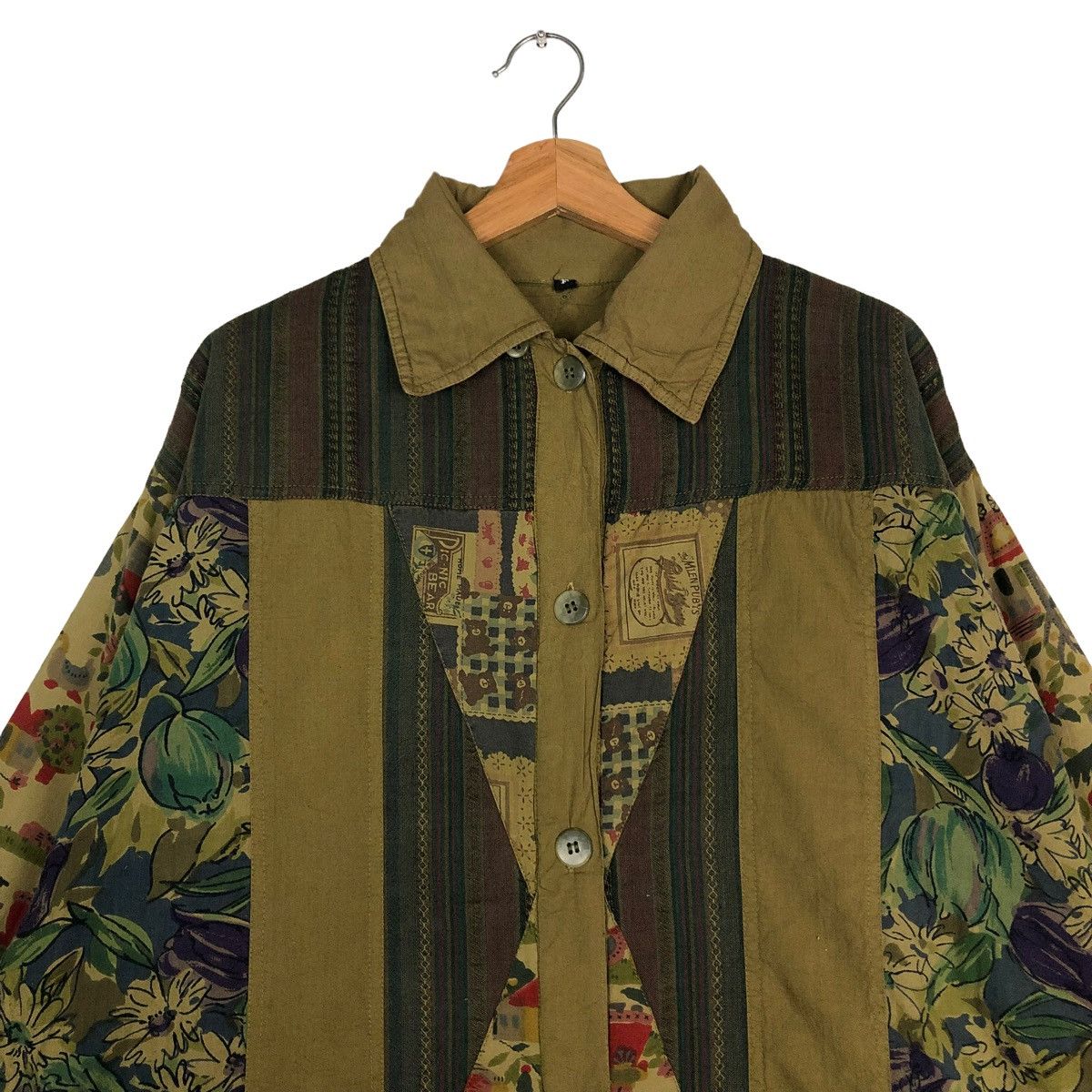 Japanese Brand × Vintage 🔥VINTAGE BUTTON JACKET OVERSIZED JAPAN INSPIRE KAPITAL Size US M / EU 48-50 / 2 - 3 Thumbnail