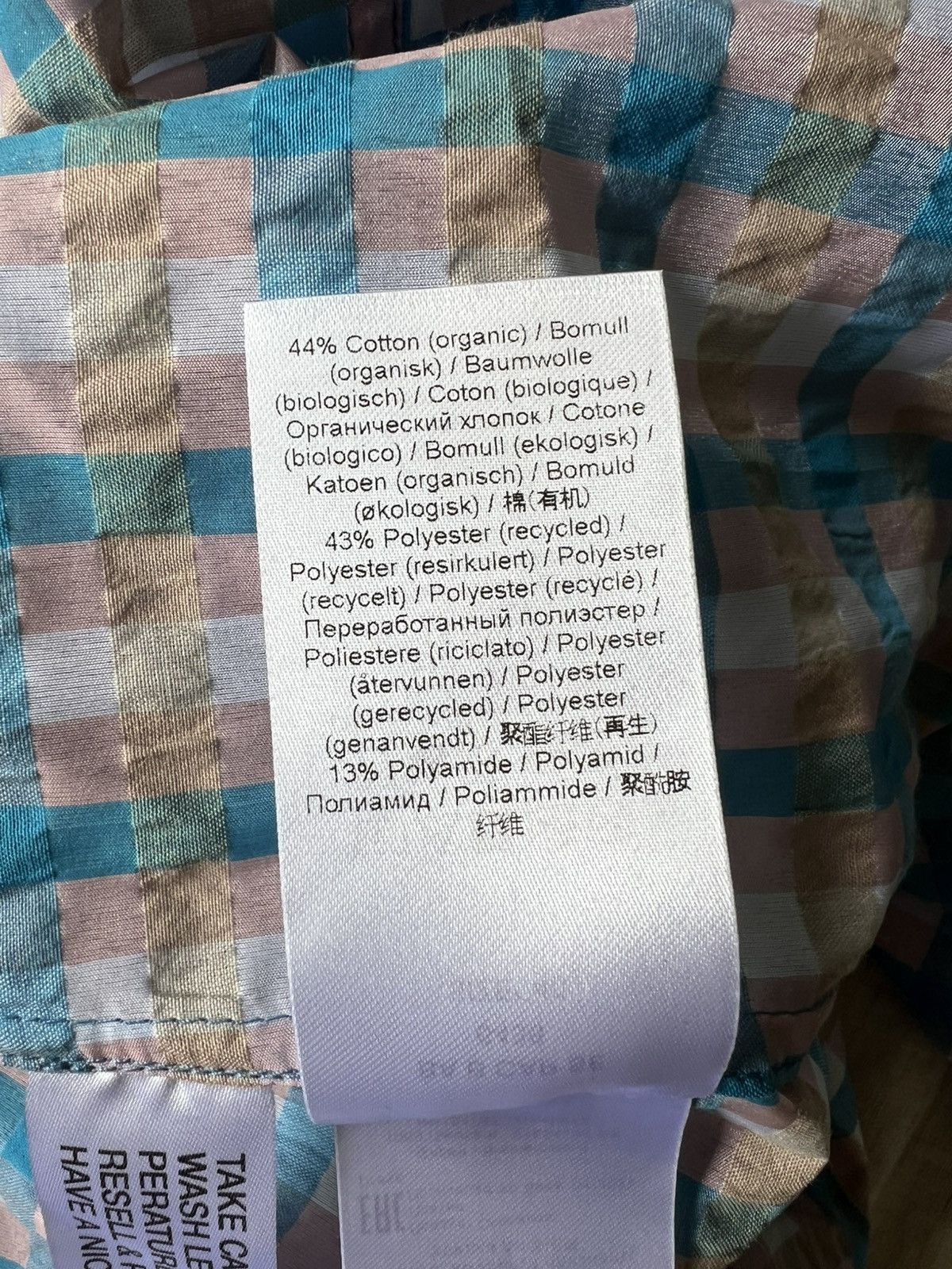 Ganni Seersucker Ganni wrap dress Size L / US 10 / IT 46 - 5 Thumbnail