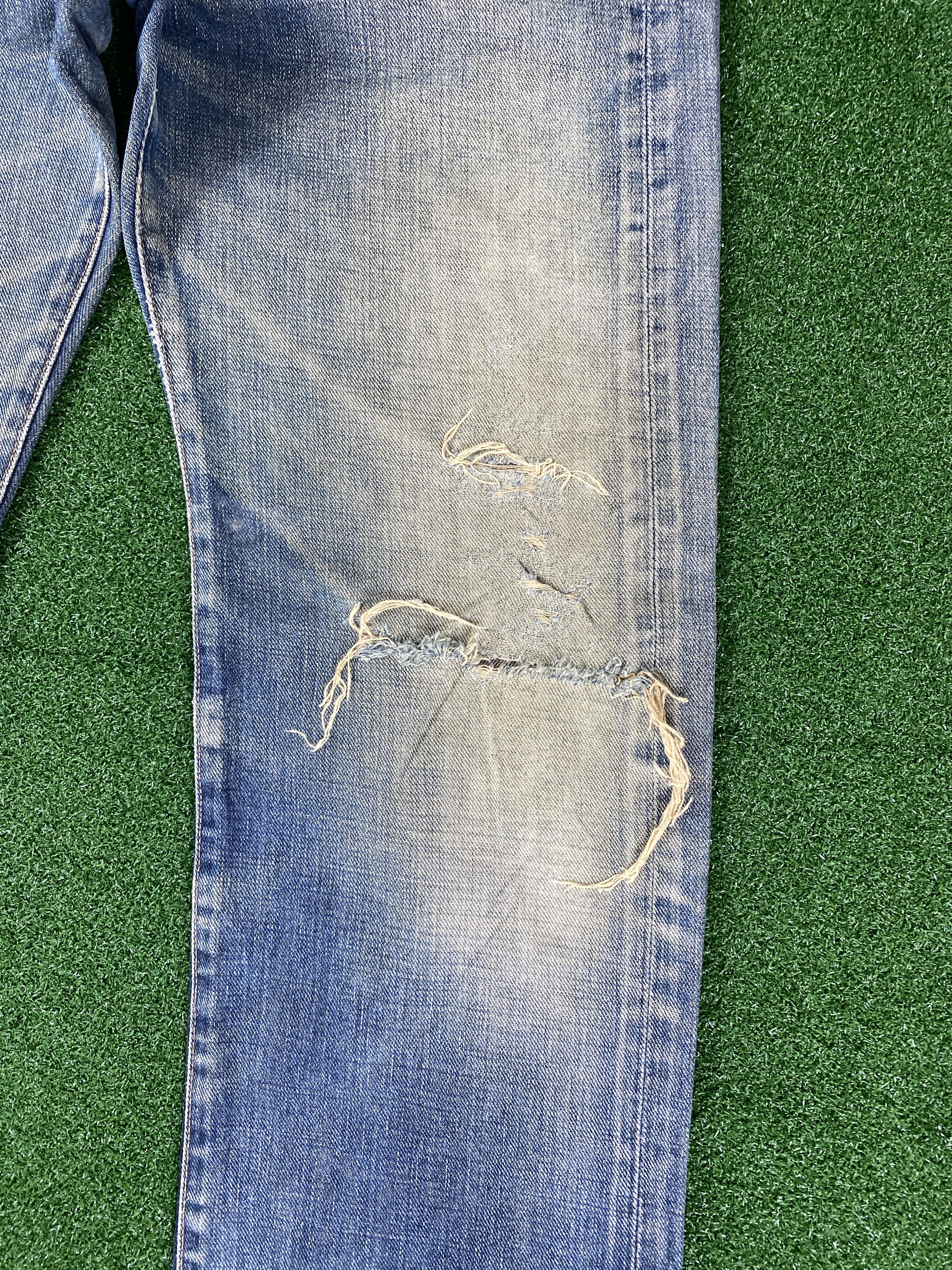 Vintage Vintage Bobson Distressed Faded Blue Jeans CP0076 Size US 30 / EU 46 - 5 Thumbnail
