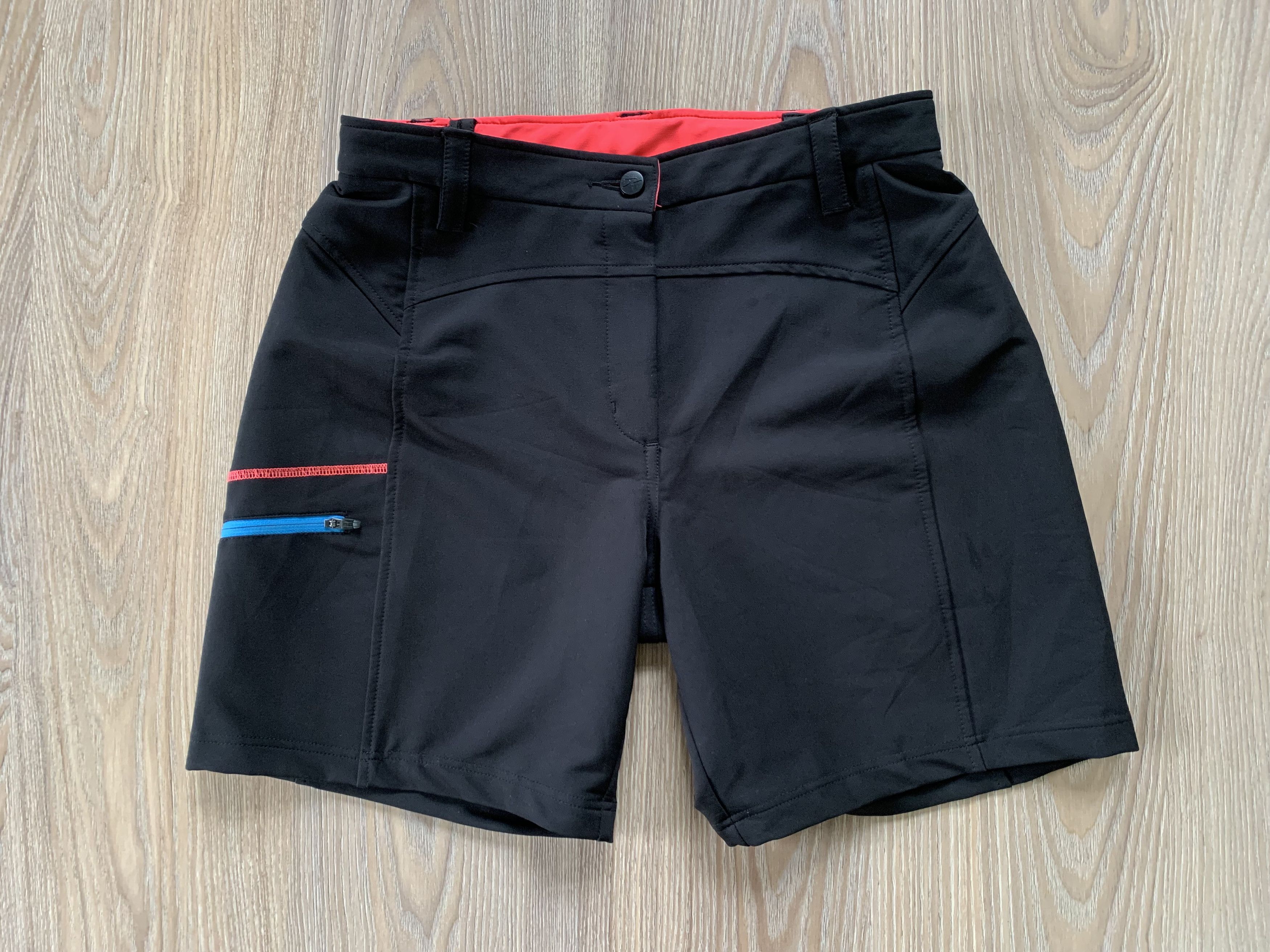 Other Crane Black Stretch Cycling Shorts Size 30" / US 8 / IT 44 - 2 Thumbnail