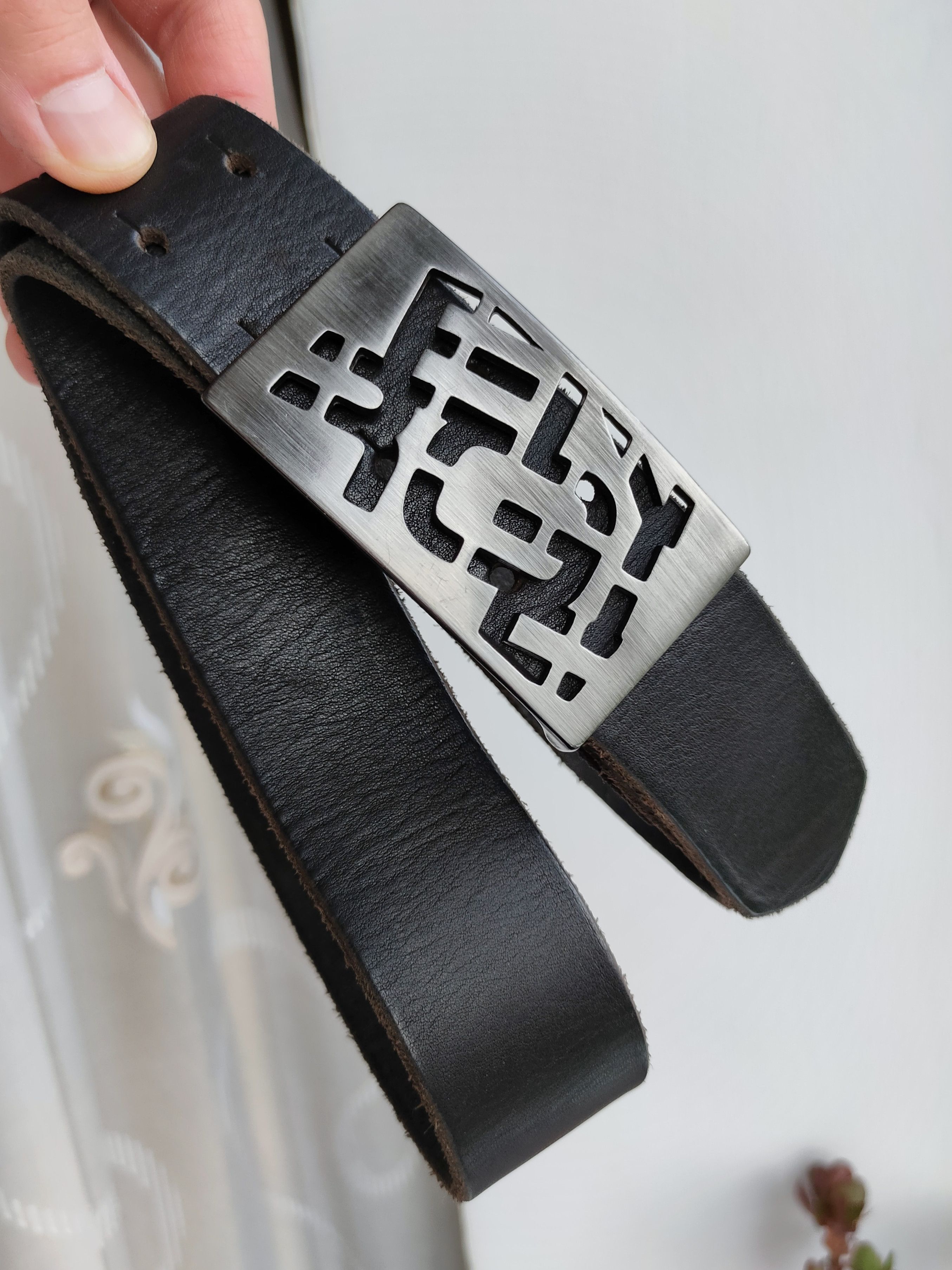 Energie Vintage Y2k Energie Leather Belt Buckle Energie Size ONE SIZE - 1 Thumbnail