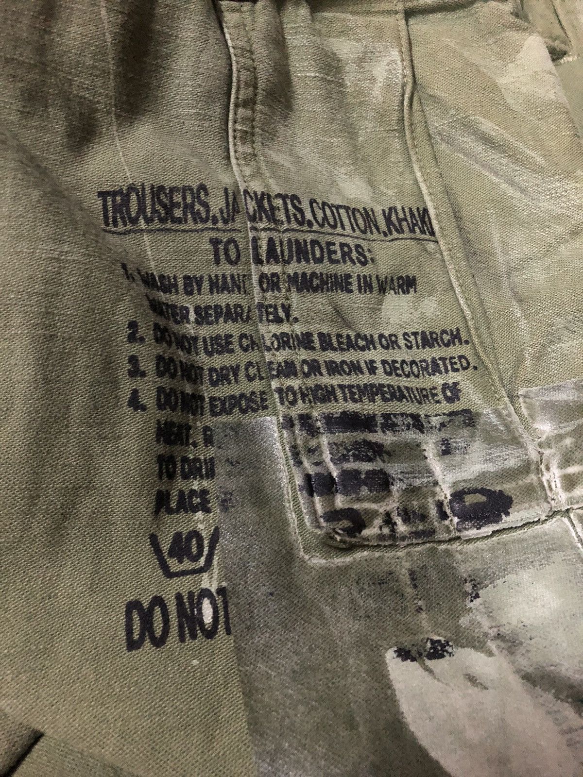 Johnbull john Bull Kojima Flare cargo Lgb inspired Military Pante Size 28" / US 6 / IT 42 - 5 Thumbnail