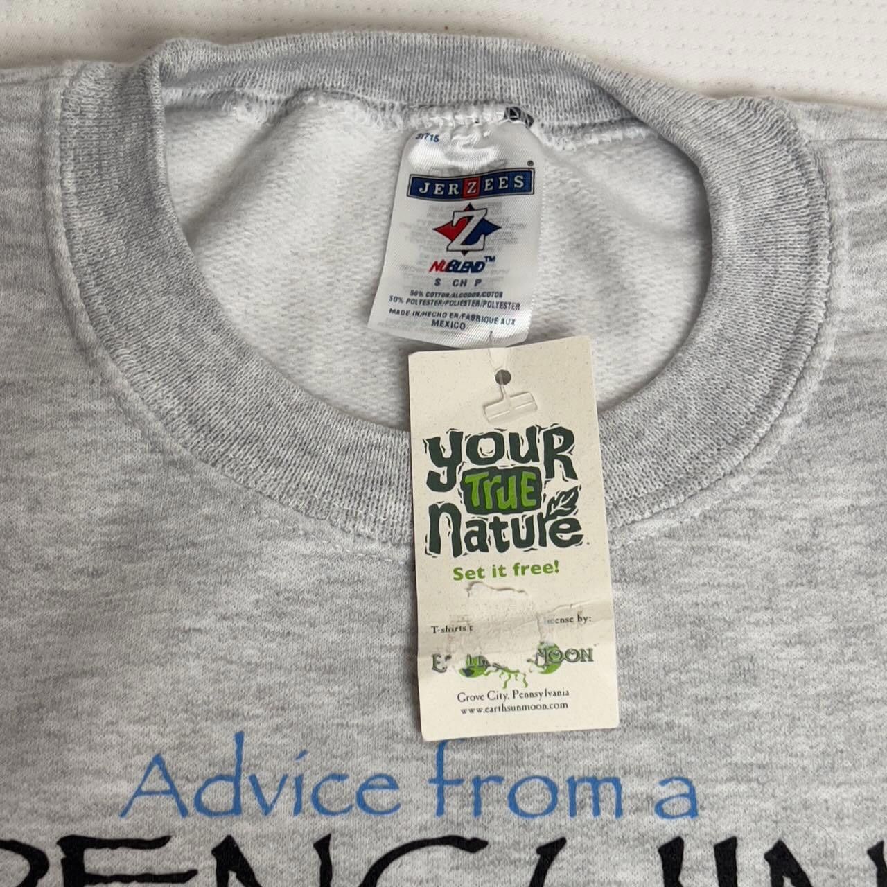 Jerzees NWT Advice from a Penguin Graphic Sweatshirt Adult S Size US L / EU 52-54 / 3 - 3 Thumbnail