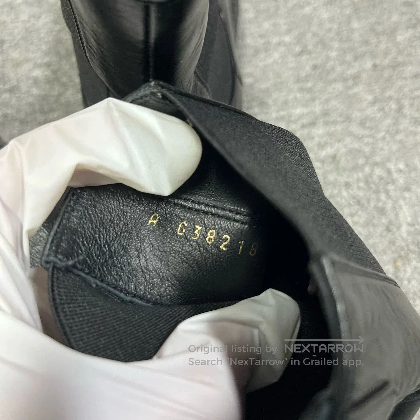 Chanel Chanel Black Crinkled Calfskin Chelsea Boots. Size US 5.5 / IT 35.5 - 5 Thumbnail