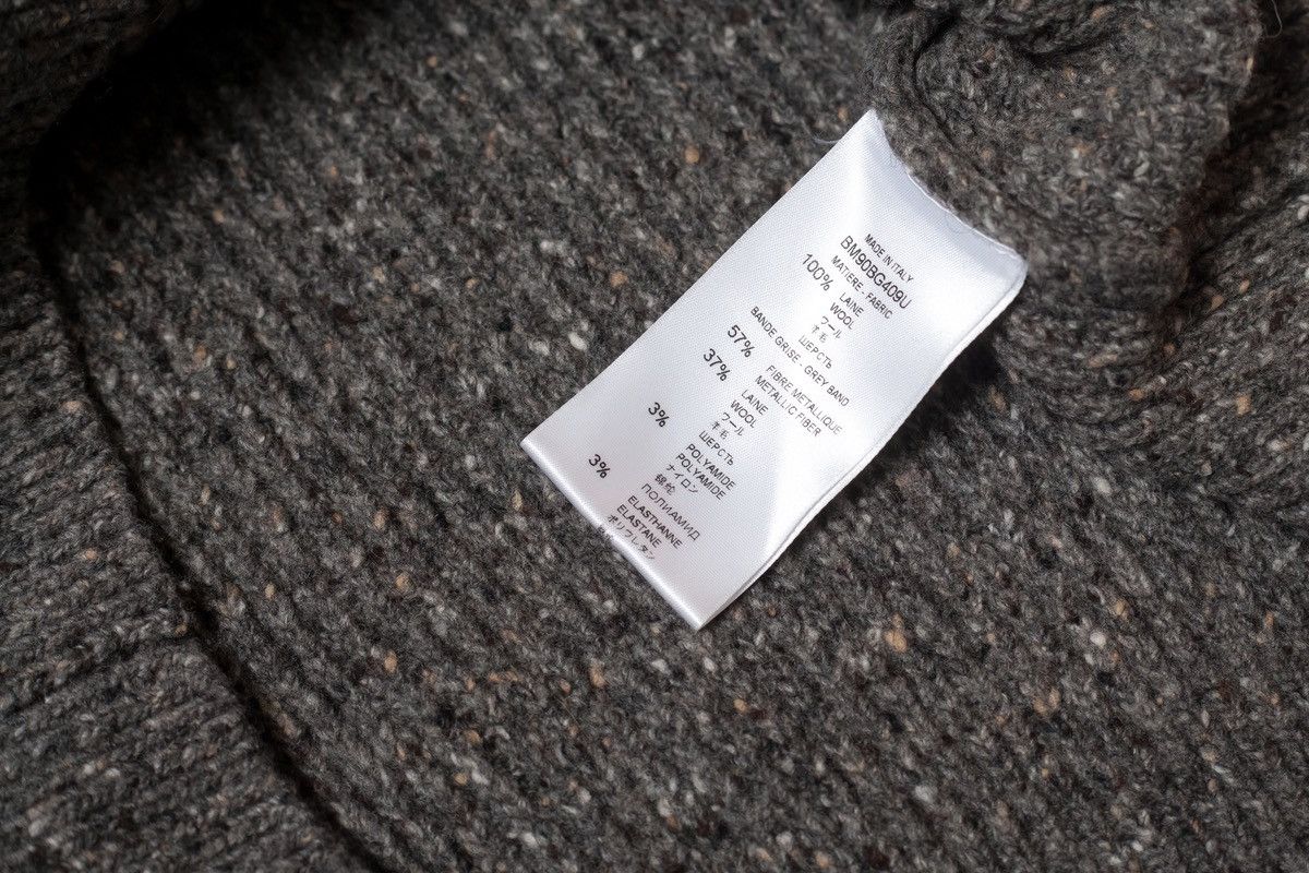 Givenchy Givenchy Striped Logo Intarsia Reflective Wool Sweater Size US L / EU 52-54 / 3 - 7 Thumbnail