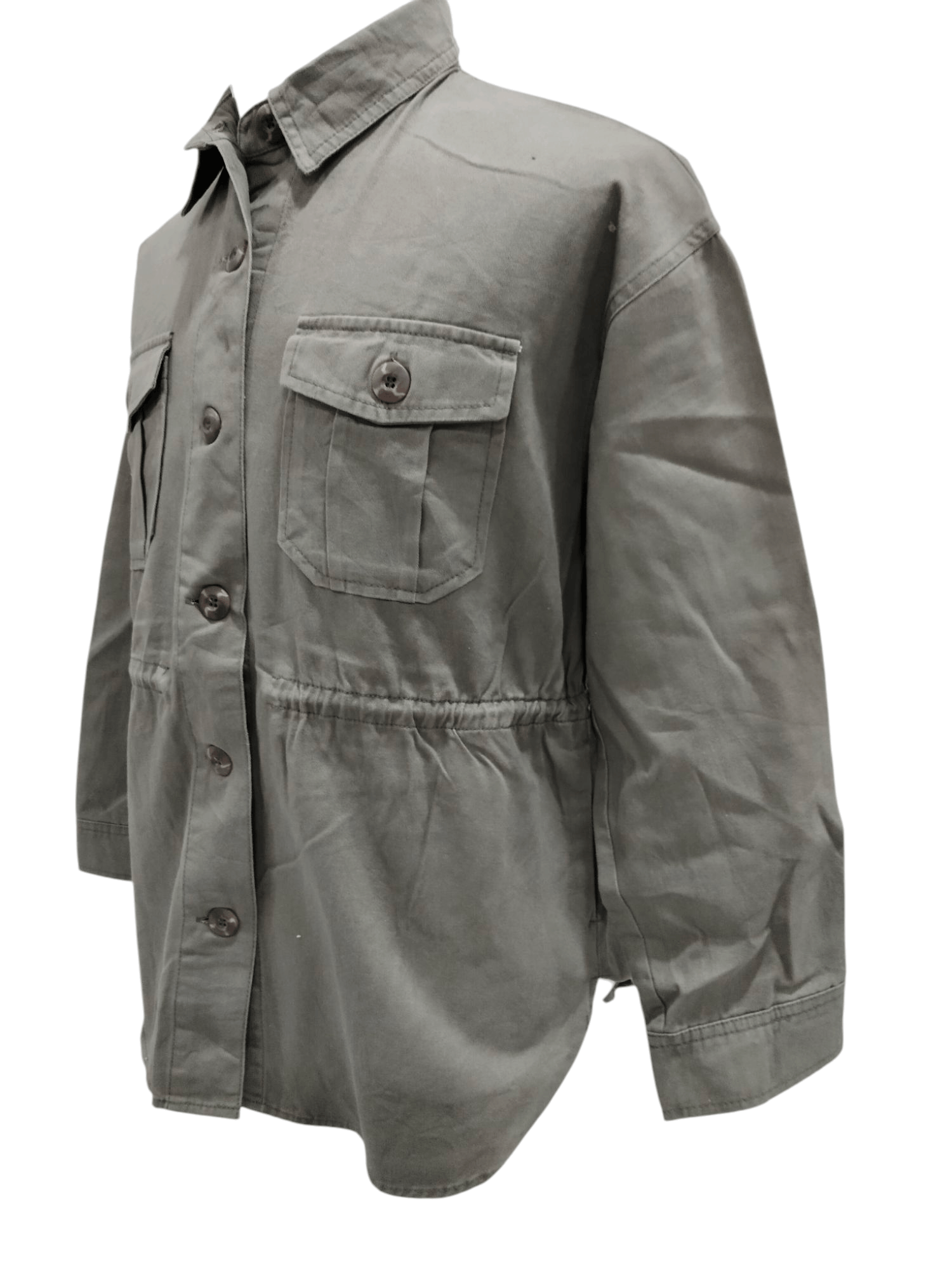 If Six Was Nine × Japanese Brand × Spoon Shoo La Rue Army Green Fashion Jacket Size L / US 10 / IT 46 - 2 Thumbnail