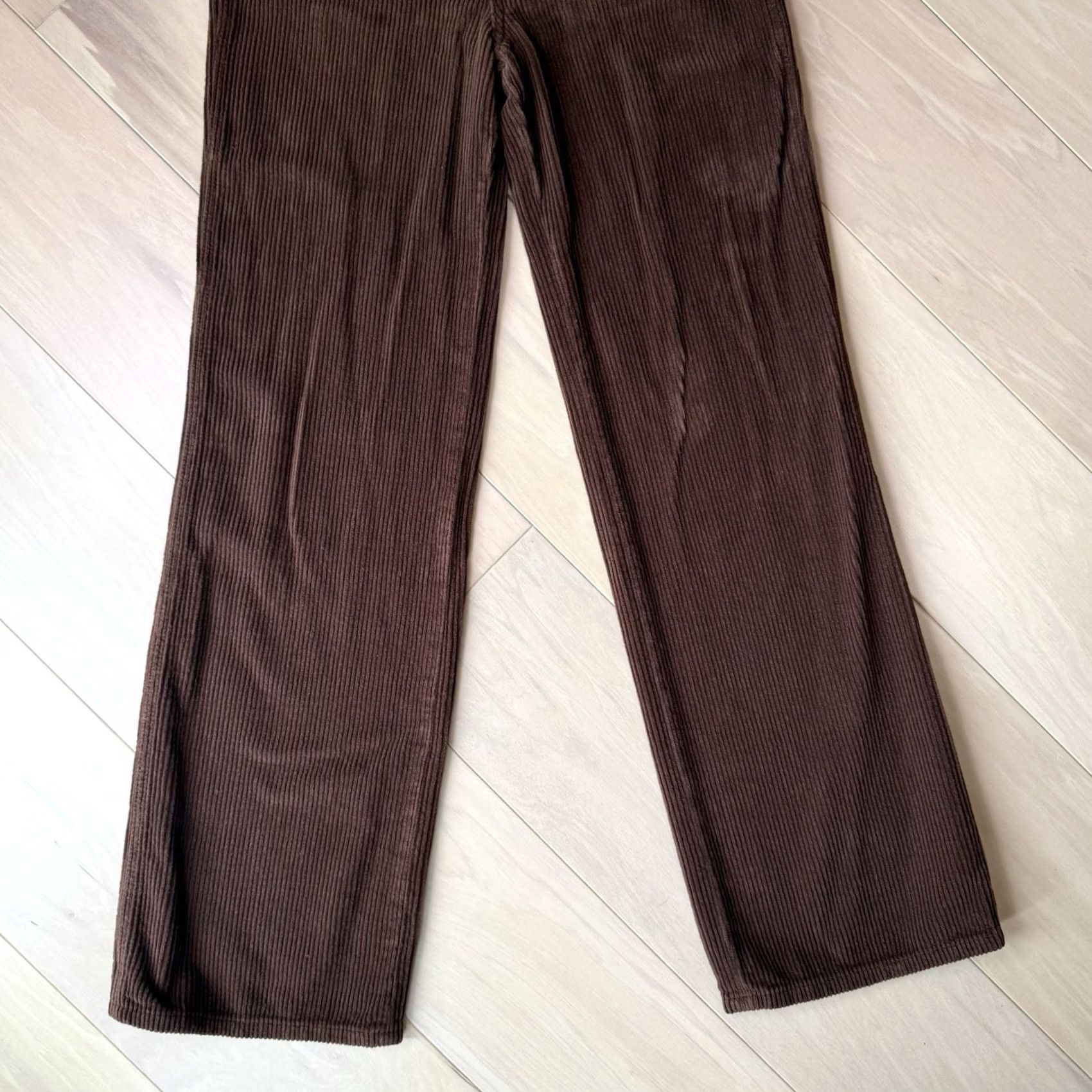 Reformation Reformation Alyssa High Rise Wide Leg Corduroy Pants Women's 27 Brown Wide-Leg Corduroy Pants 27 Brown Reformation Womens Size 27" / US 4 / IT 40 - 4 Thumbnail