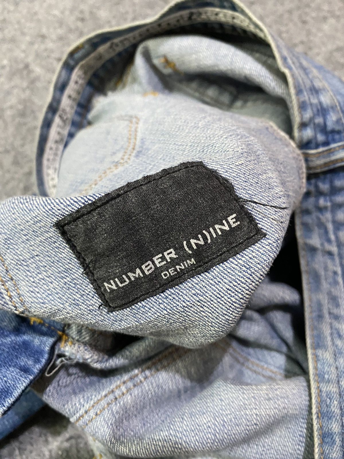 Number (N)ine Number (N)ine Distressed Denim Pants Size US 32 / EU 48 - 9 Thumbnail