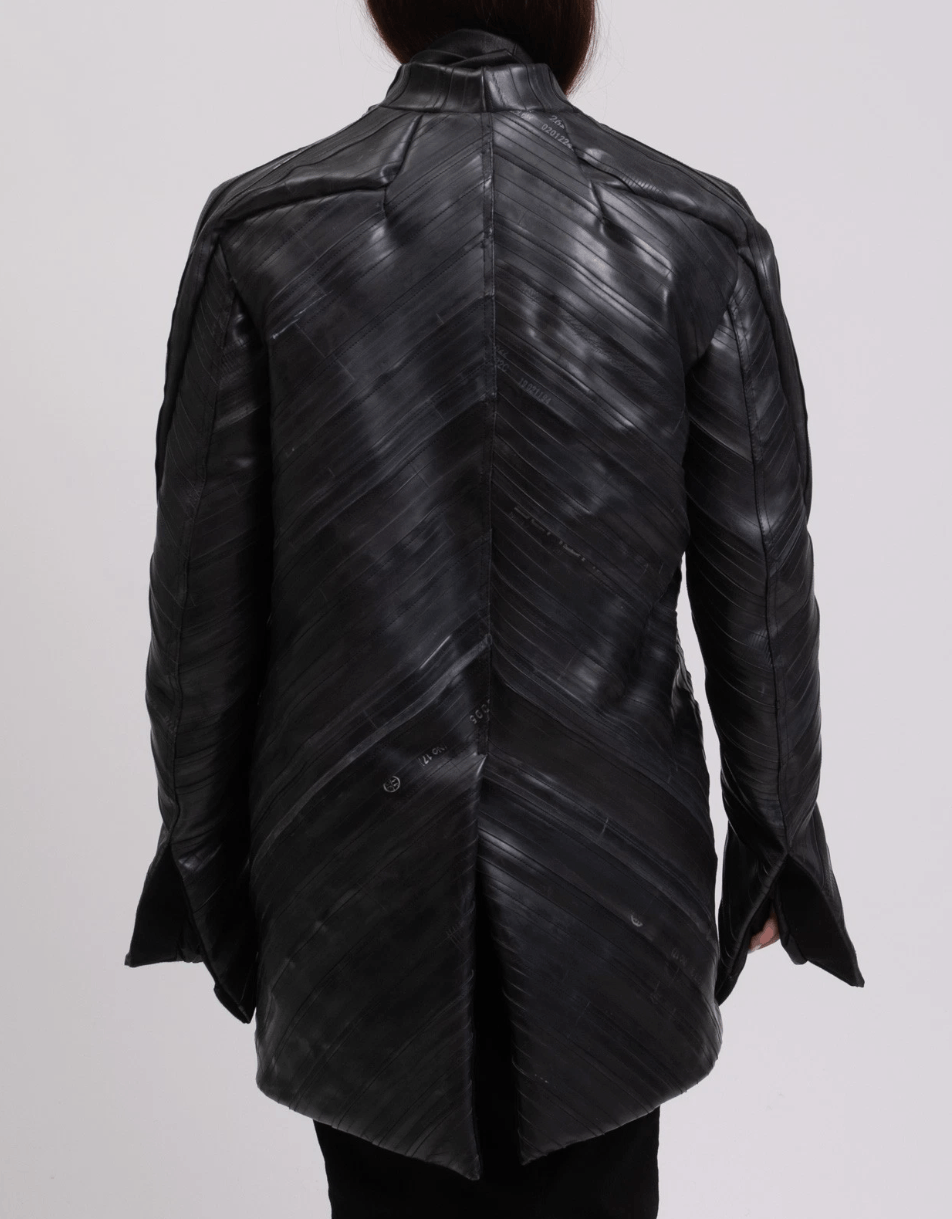 Rick Owens 1/1 RICK OWENS Recycled Rubber Jacket Size S / US 4 / IT 40 - 8 Thumbnail