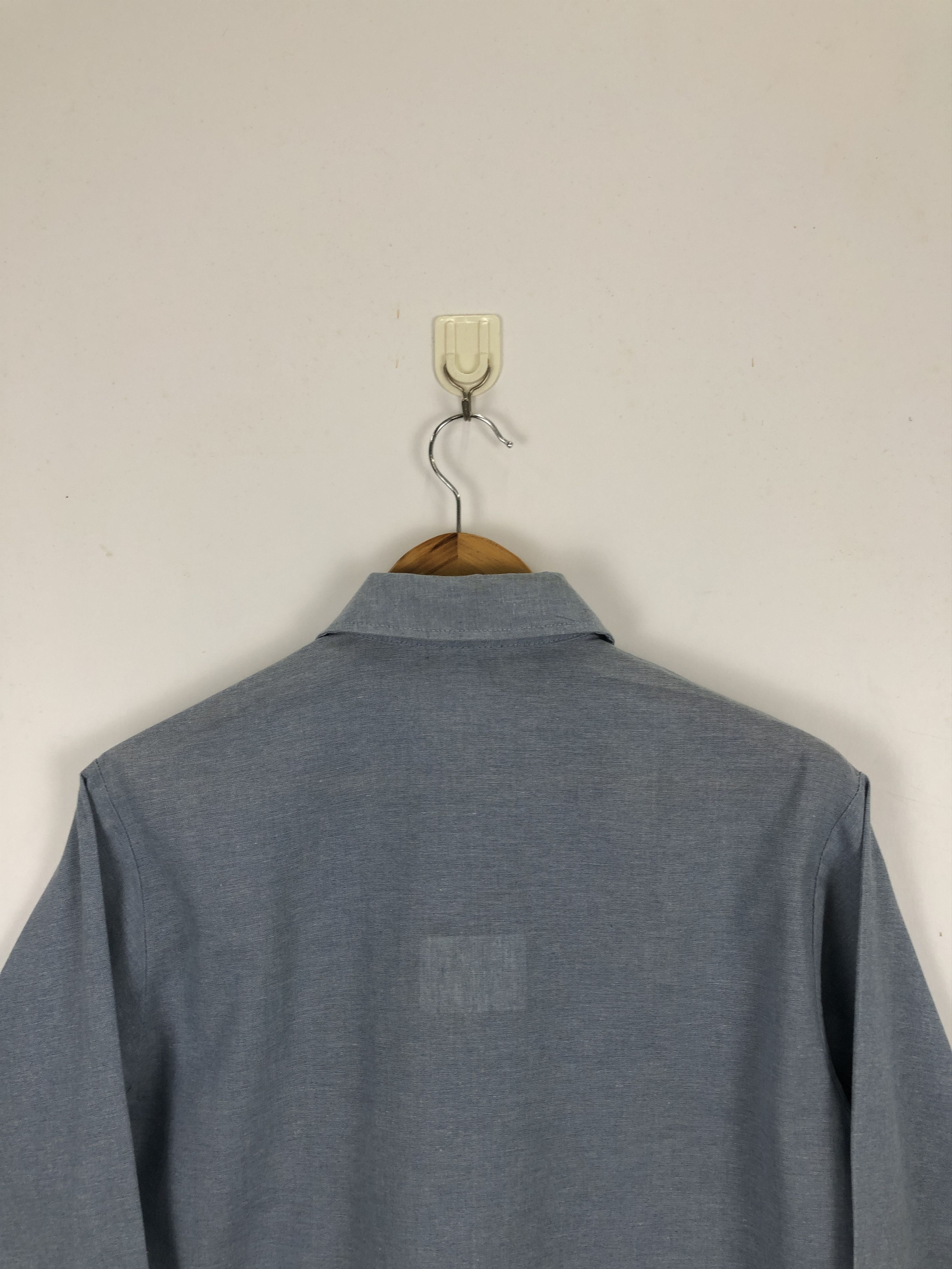 Vintage Vintage 70s Seafarer Navy Seal Chambray Western Shirt TA0458 Size US M / EU 48-50 / 2 - 4 Thumbnail
