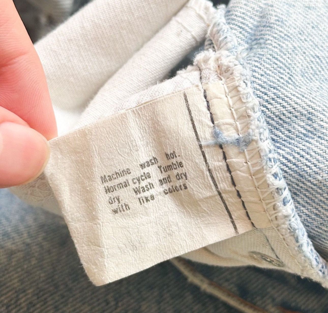 Levi's 80’s THRASHED Levi’s 517 Orange Tab Flared Denim Size US 34 / EU 50 - 8 Thumbnail