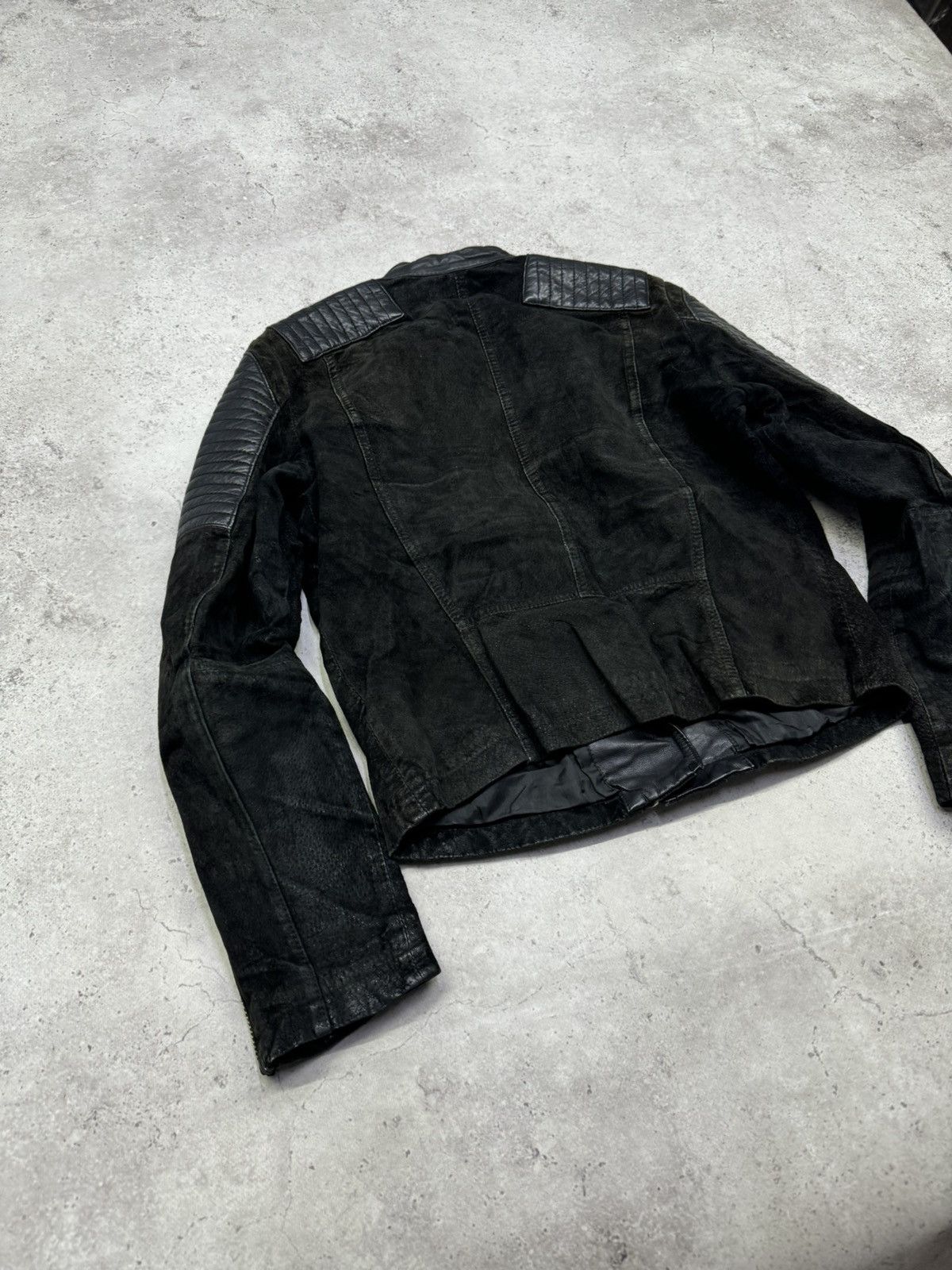 Other Vintage Faded Multi-Zip Leather Jacket Size US M / EU 48-50 / 2 - 6 Thumbnail