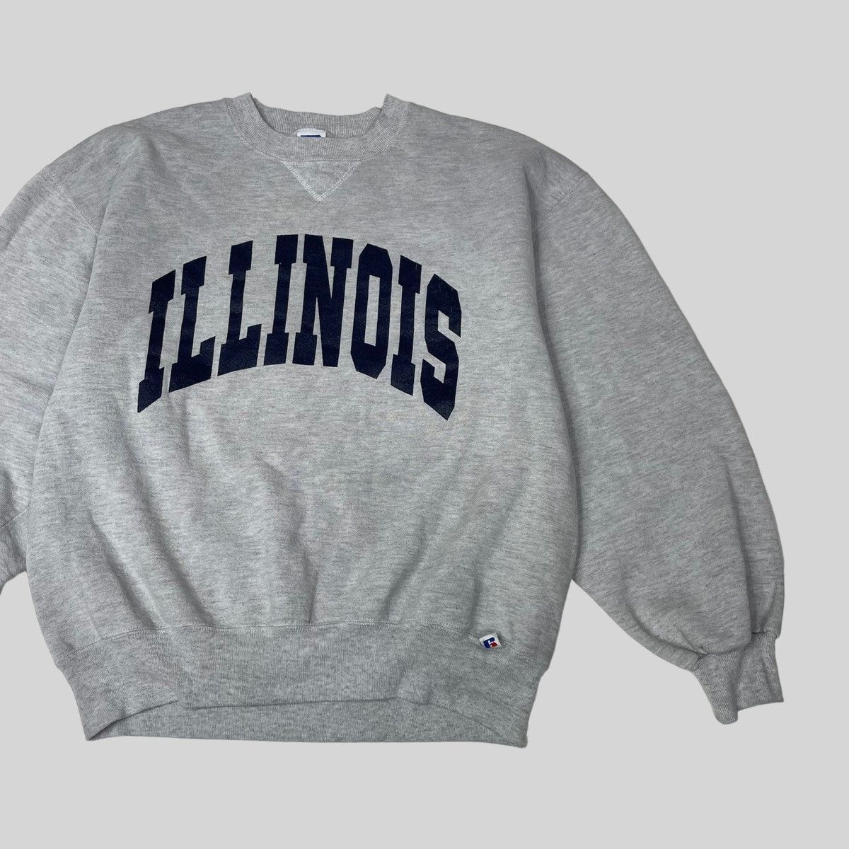 Russell Athletic × Vintage Vintage 90s Russell illinois sweatshirt Size US M / EU 48-50 / 2 - 1 Thumbnail