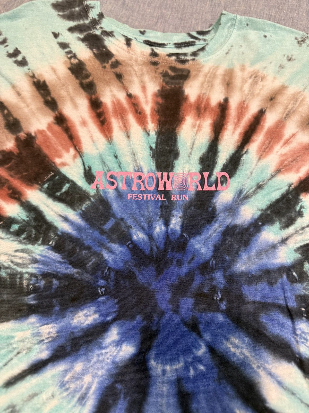 Travis Scott Travis Scott Astroworld Festival Tie Dye Boston Shirt Large Size US L / EU 52-54 / 3 - 3 Thumbnail
