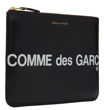 Comme des Garcons Comme des Garçons Huge Clutch Logo in Black Size ONE SIZE - 4 Thumbnail