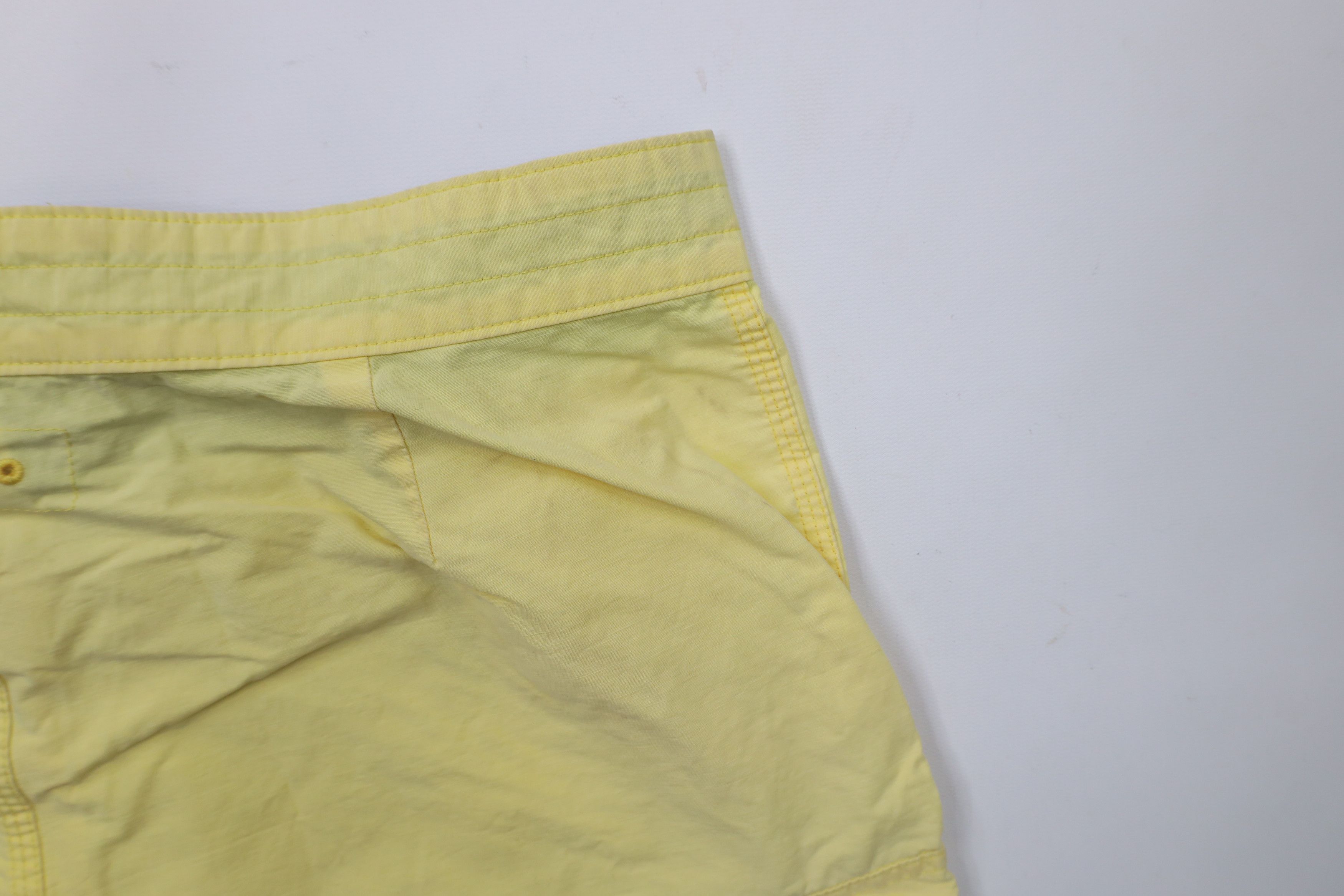 Brooks Brothers × Vintage Vintage Brooks Brothers Knee Board Shorts Swim Trunks Yellow Size US 33 - 10 Thumbnail
