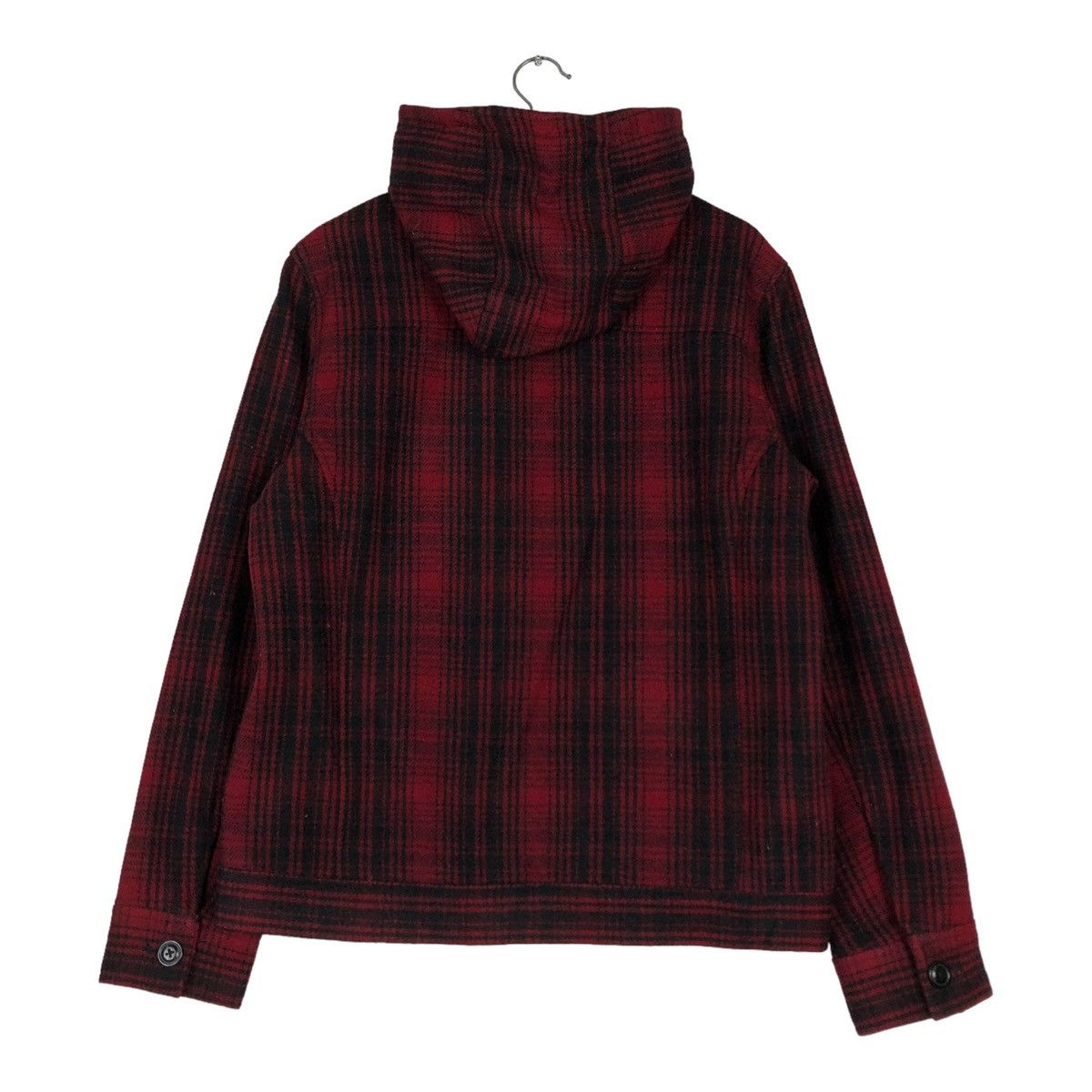 Japanese Brand 🔥VINTAGE BIKER WOOL JACKET GAP TARTAN DESIGN ISSEY MIYAKE Size US M / EU 48-50 / 2 - 10 Thumbnail