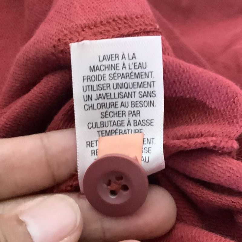Merona Merona Henley Pullover Faded Red Drawstring Hoodie Size M Size M / US 6-8 / IT 42-44 - 8 Thumbnail