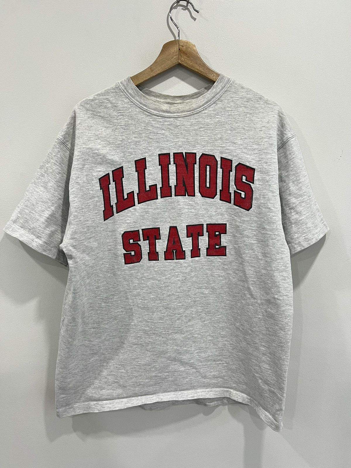 Vintage Vintage Illinois State Tee Shirt arch spellout Size US XL / EU 56 / 4 - 1 Thumbnail