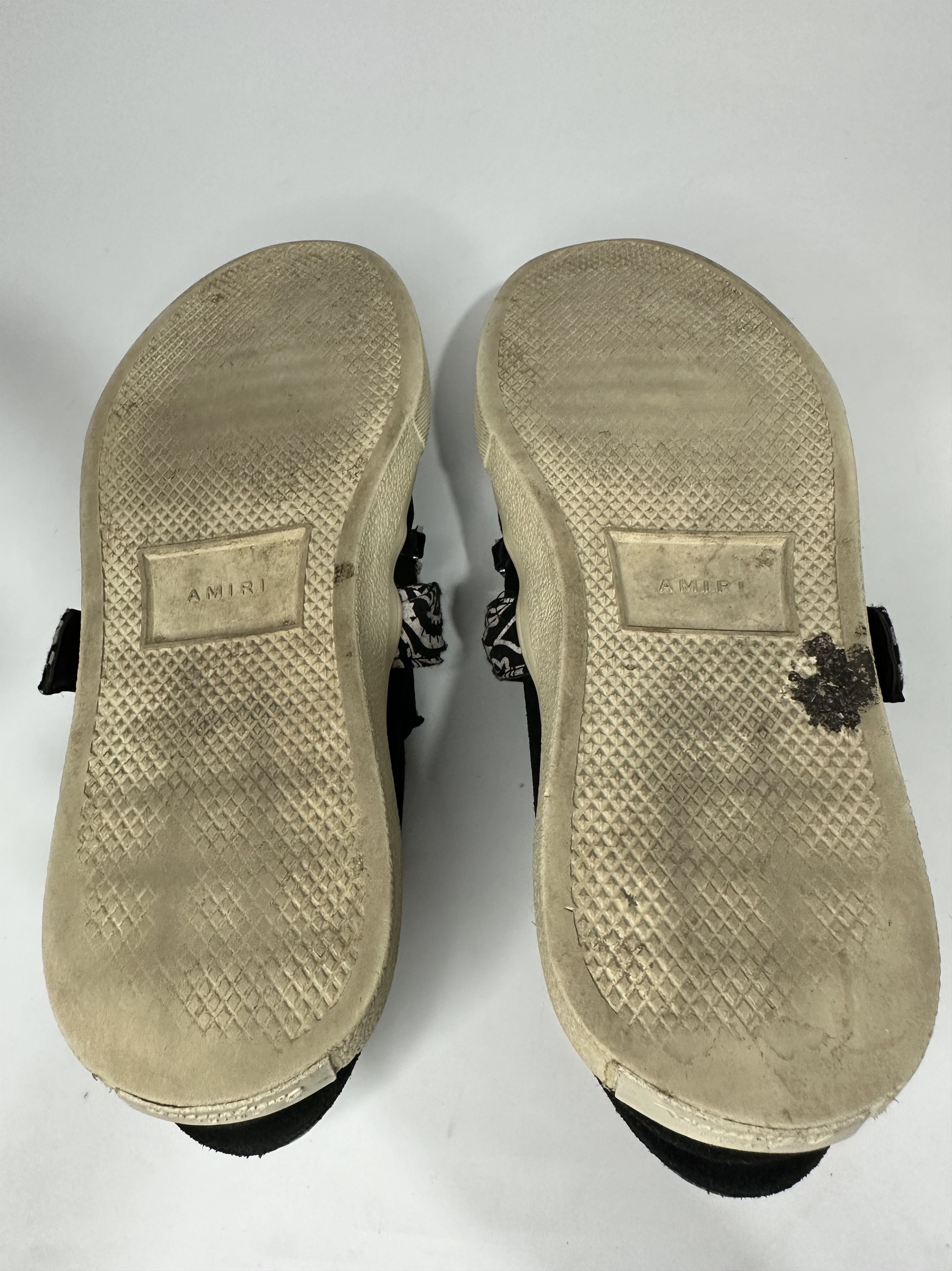 Amiri Amiri Bandana Buckle Chain Slip On Black Suede Sneakers Size US 10 / EU 43 - 6 Thumbnail